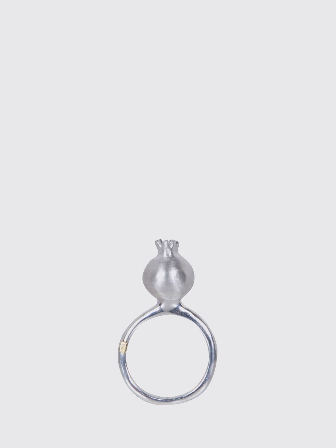 Rosa Maria Chromed Silver Ring