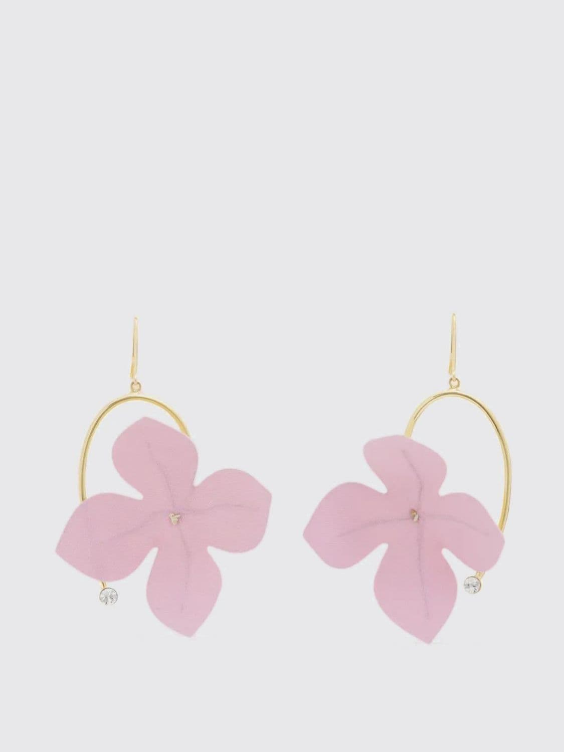 Marni Brass Earrings with Flowers · OS