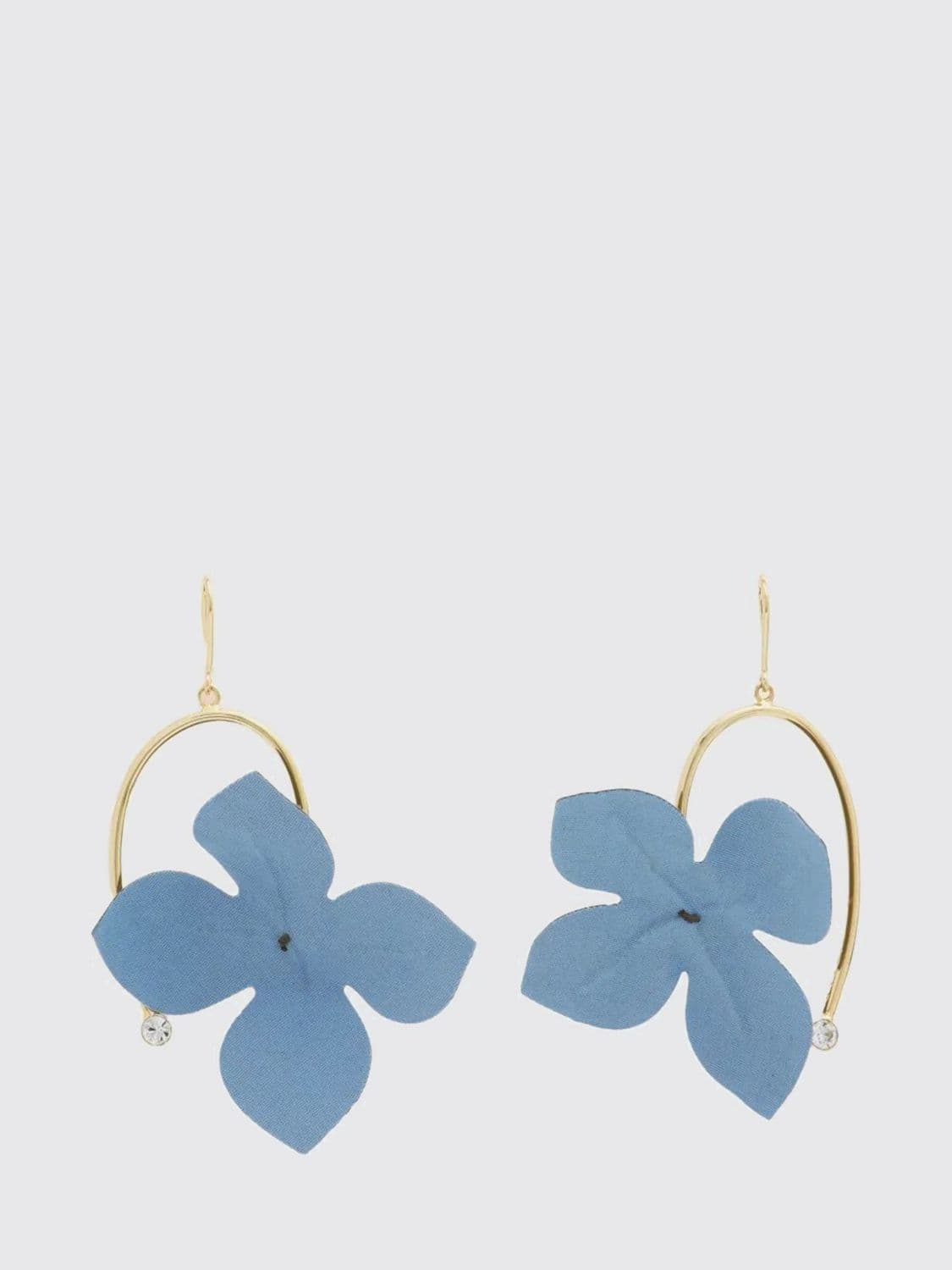 Marni Brass Earrings with Flowers
