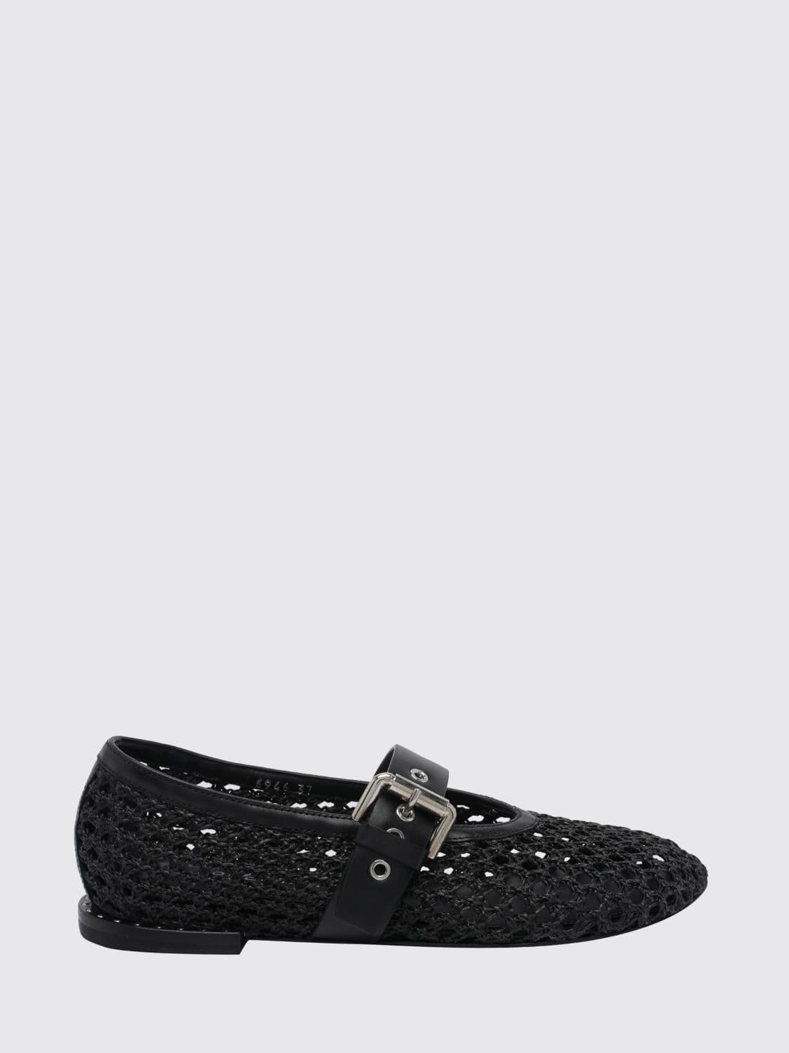 Premiata Crochet Raffia Mary Jane