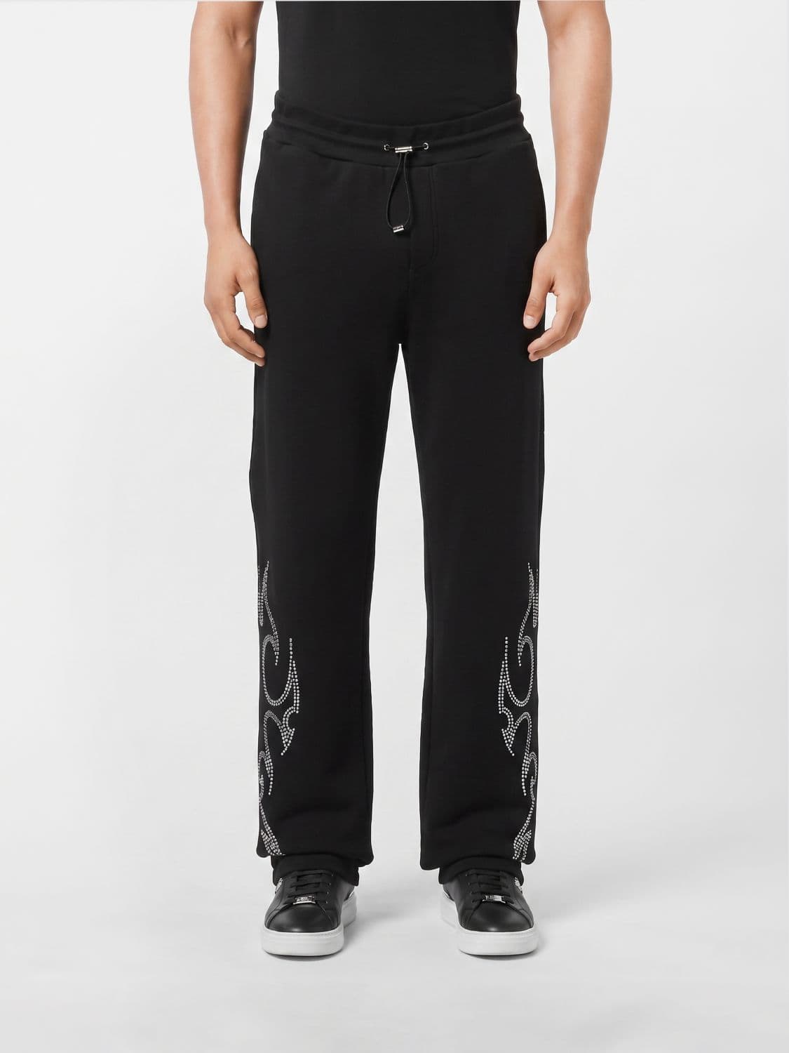 Philipp Plein Cotton Jogging Trousers with Studs