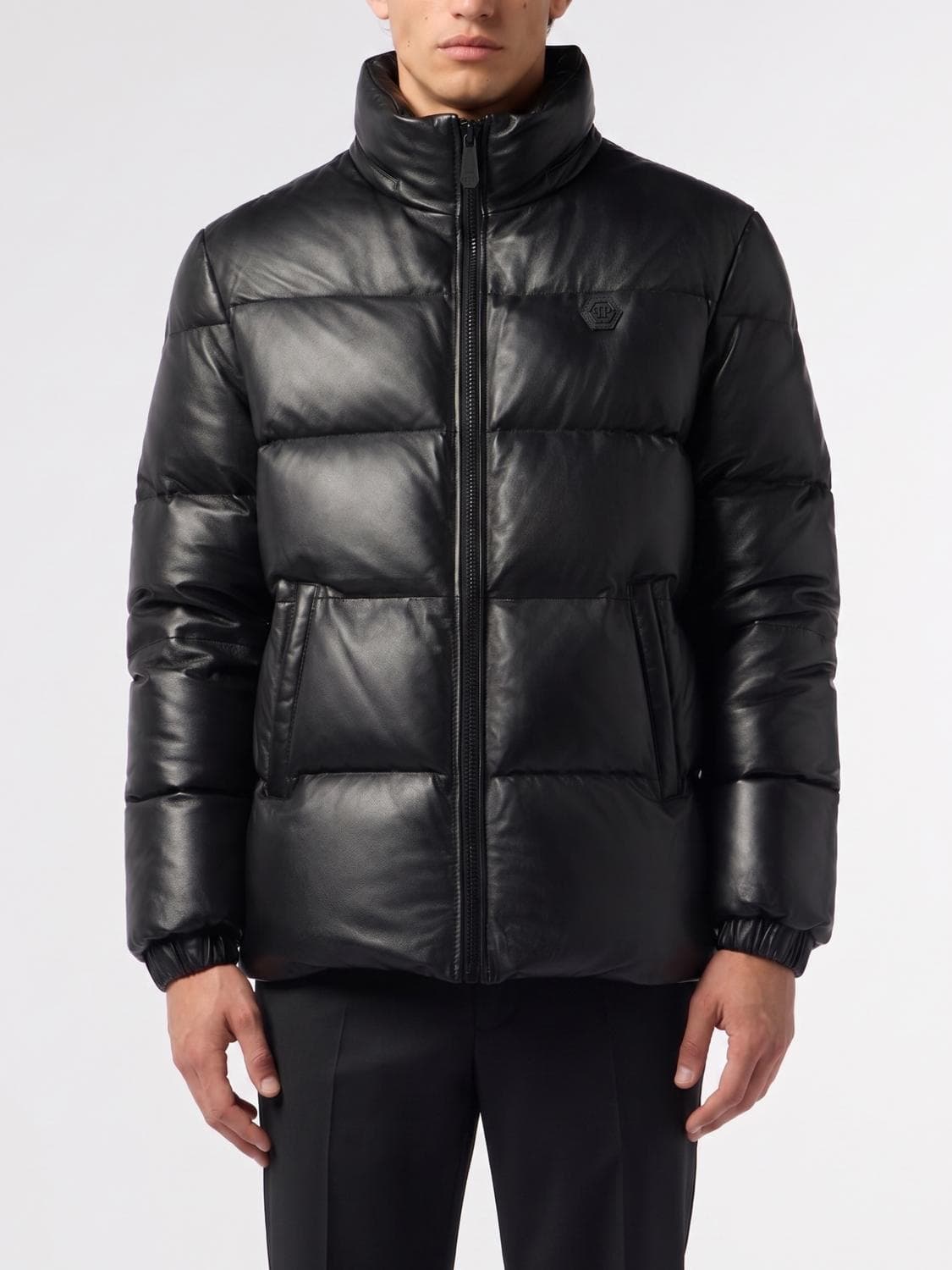 Philipp Plein Lambskin Down Jacket