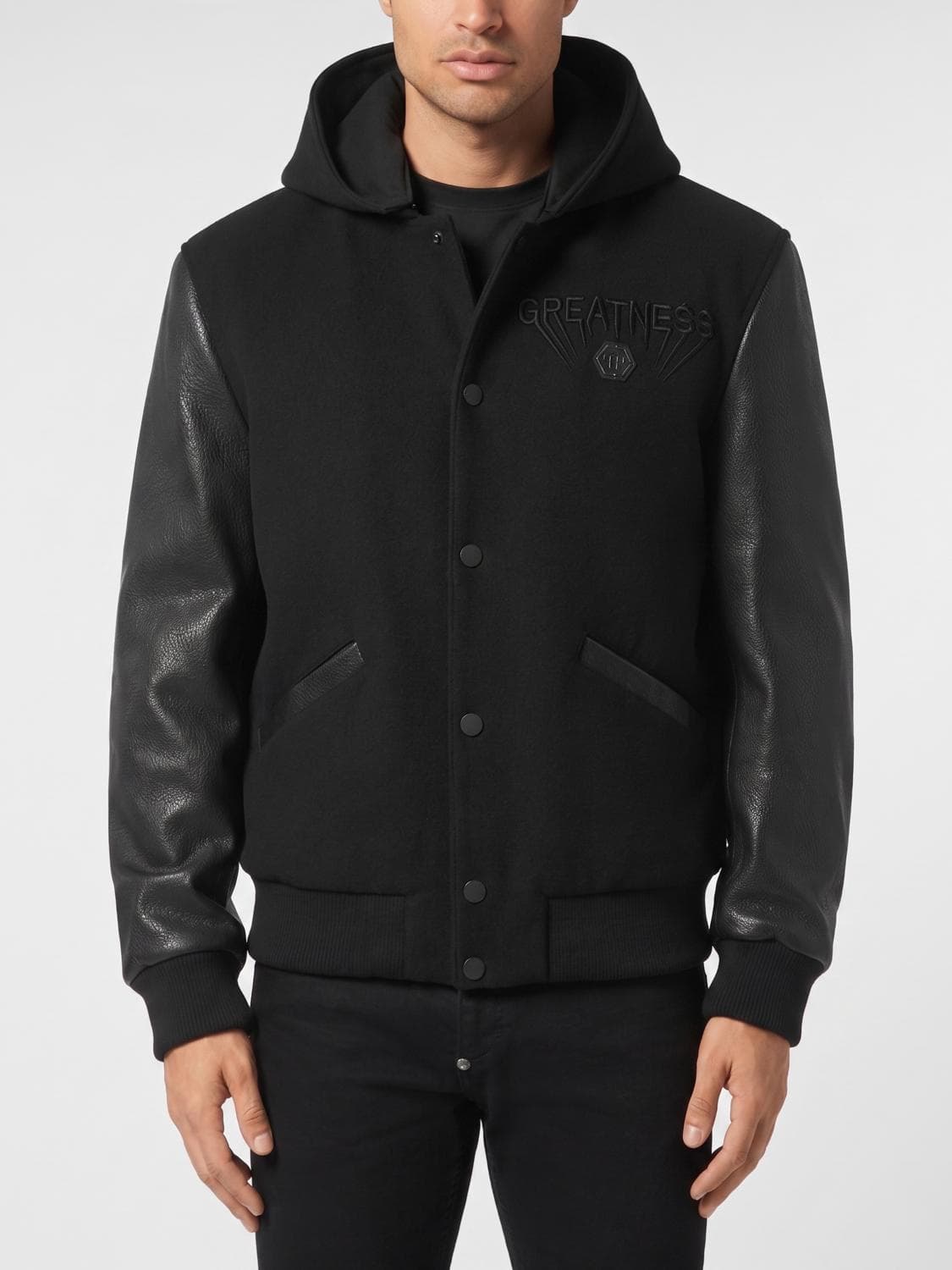 Philipp Plein Hooded Bomber Jacket