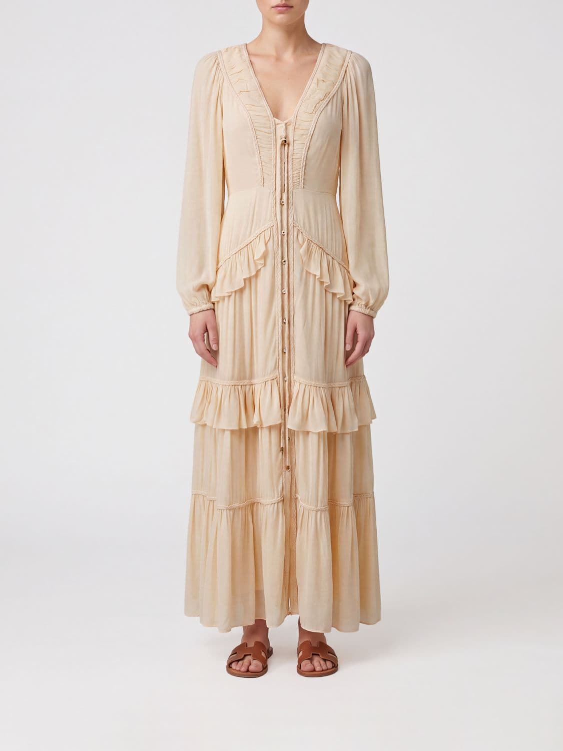 Farm Rio Dress Woman color Yellow