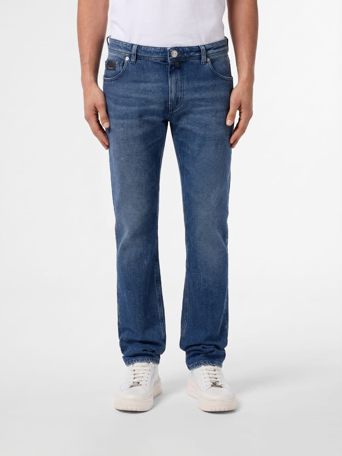 Billionaire Straight Jeans in Cotton Denim