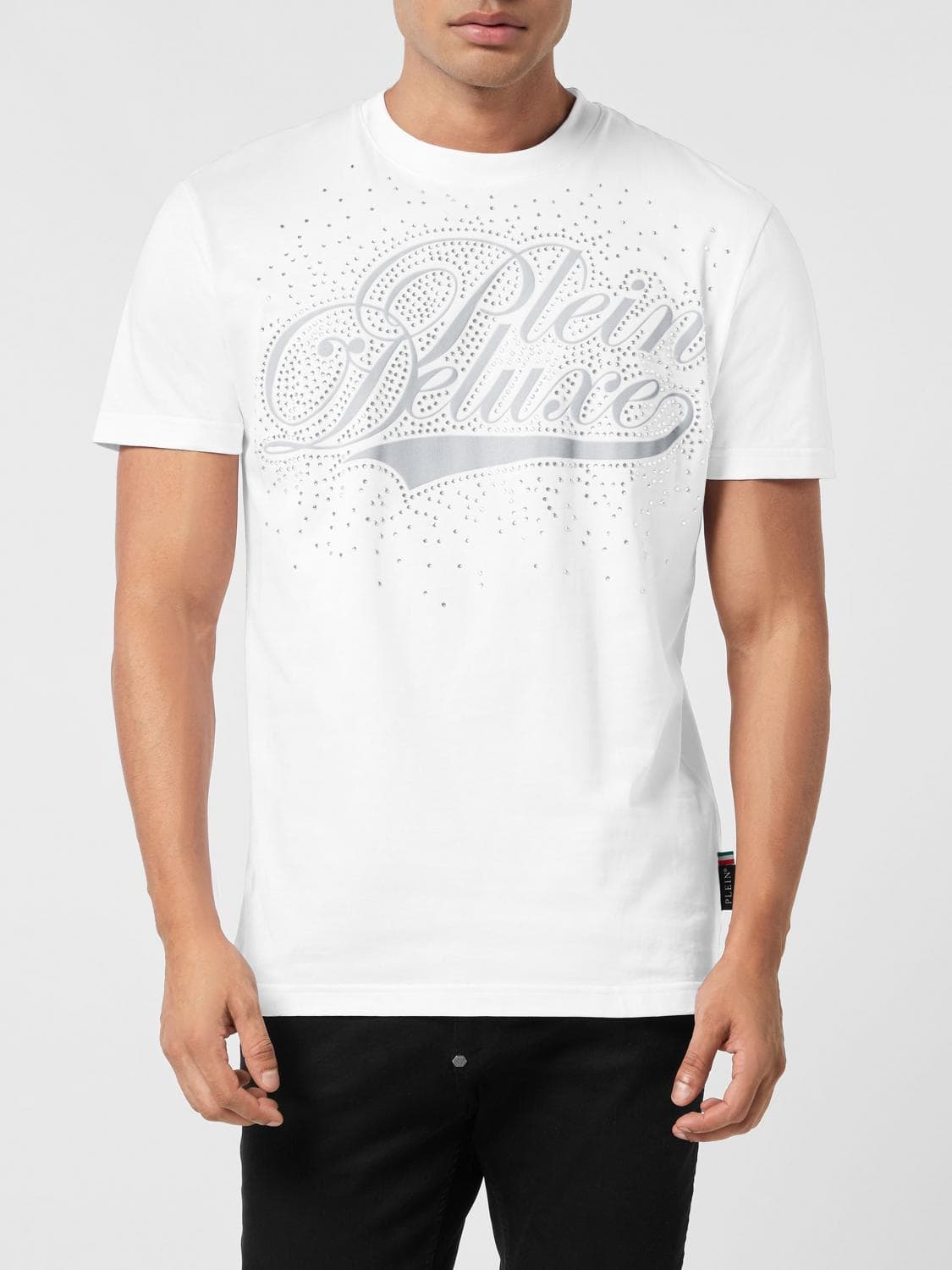 Philipp Plein T-shirt with Rhinestone Logo · M