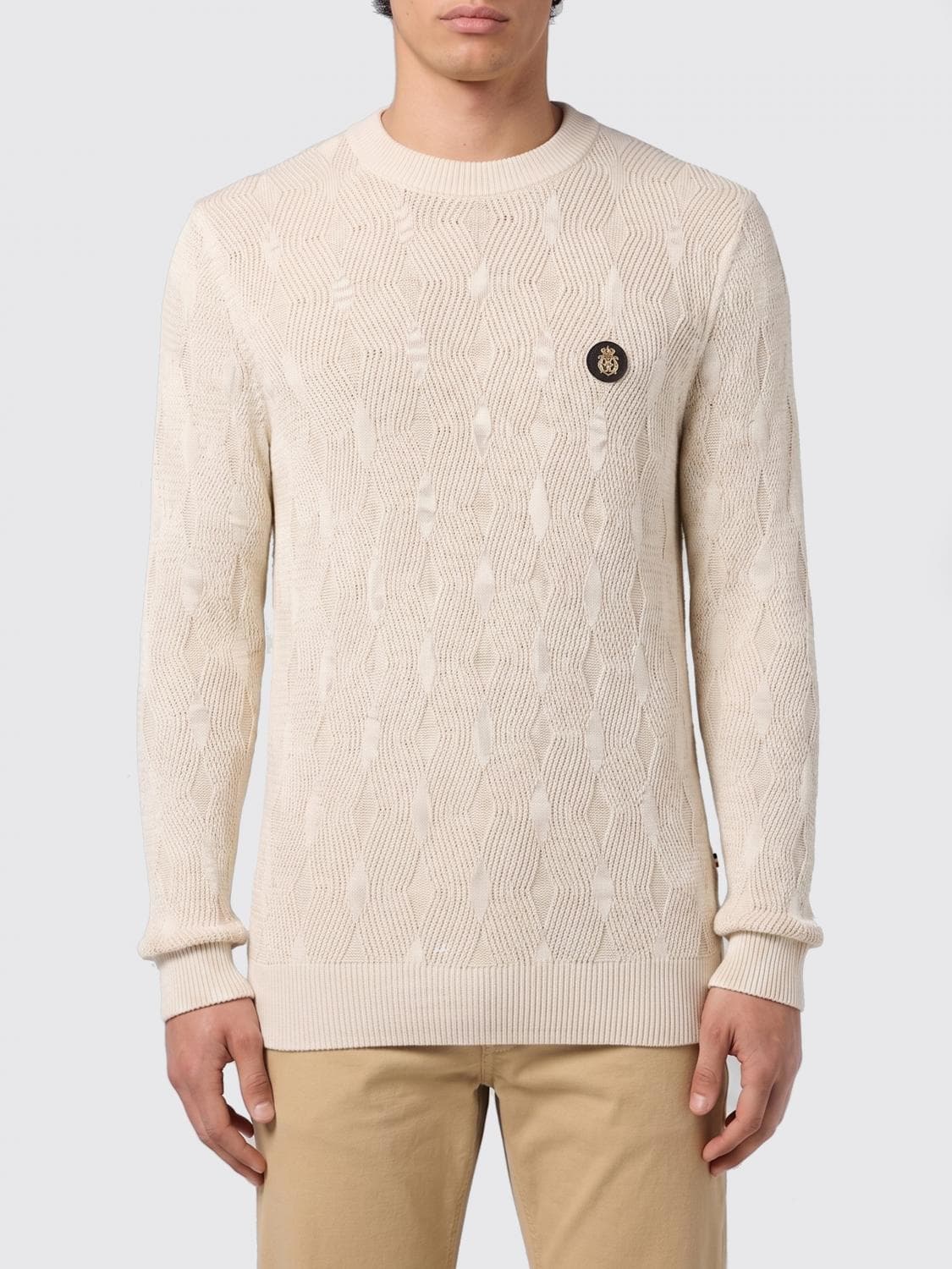 Billionaire Silk and Cotton Crewneck Sweater