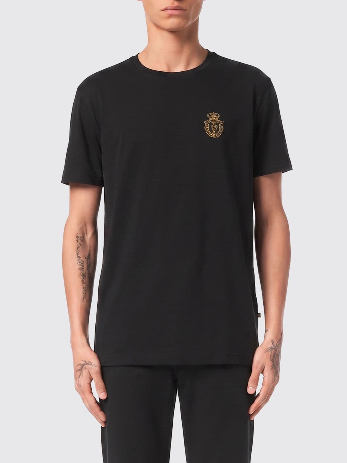 Billionaire Cotton T-shirt with Emblem