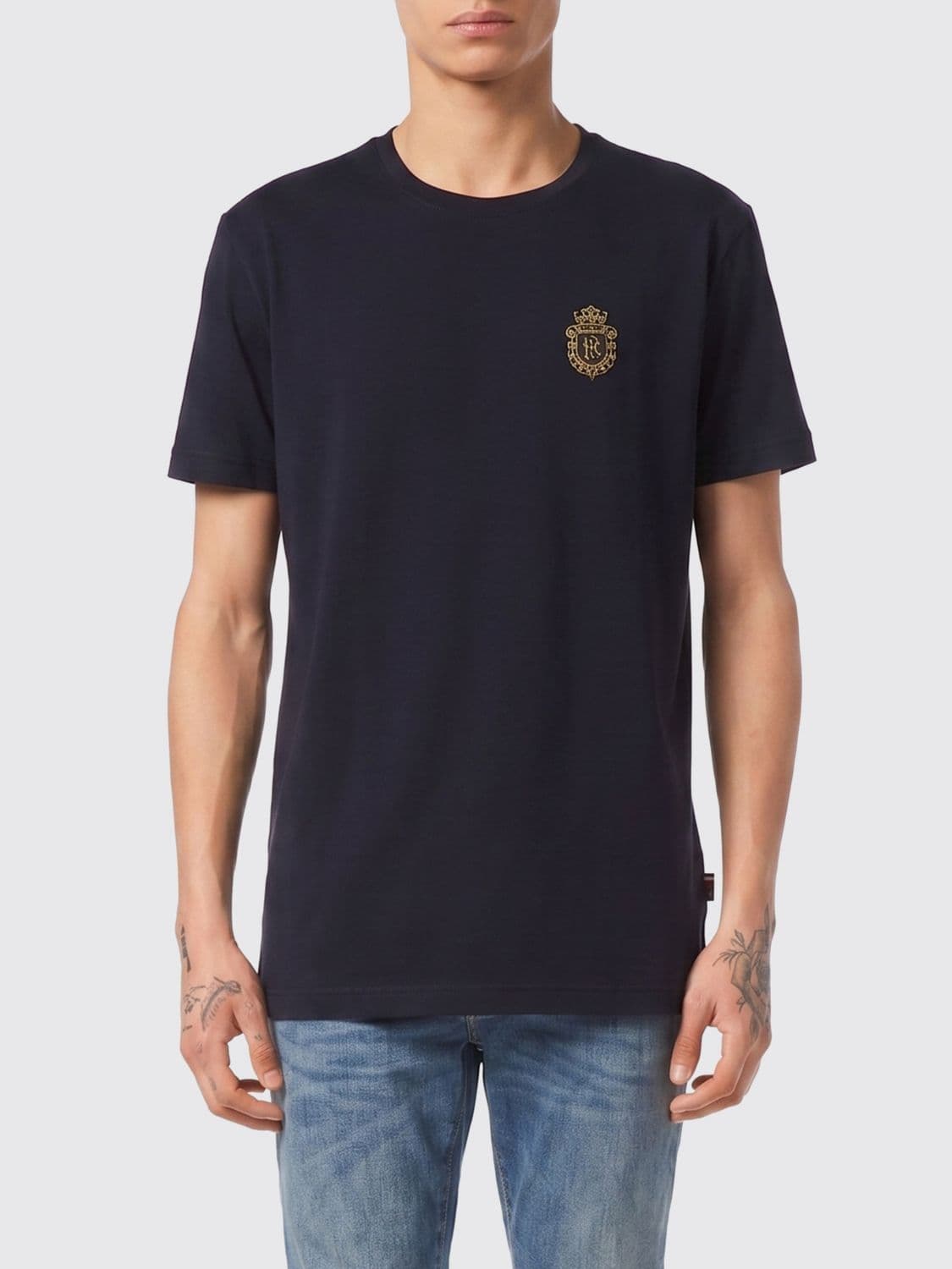 Billionaire Cotton T-shirt with Emblem