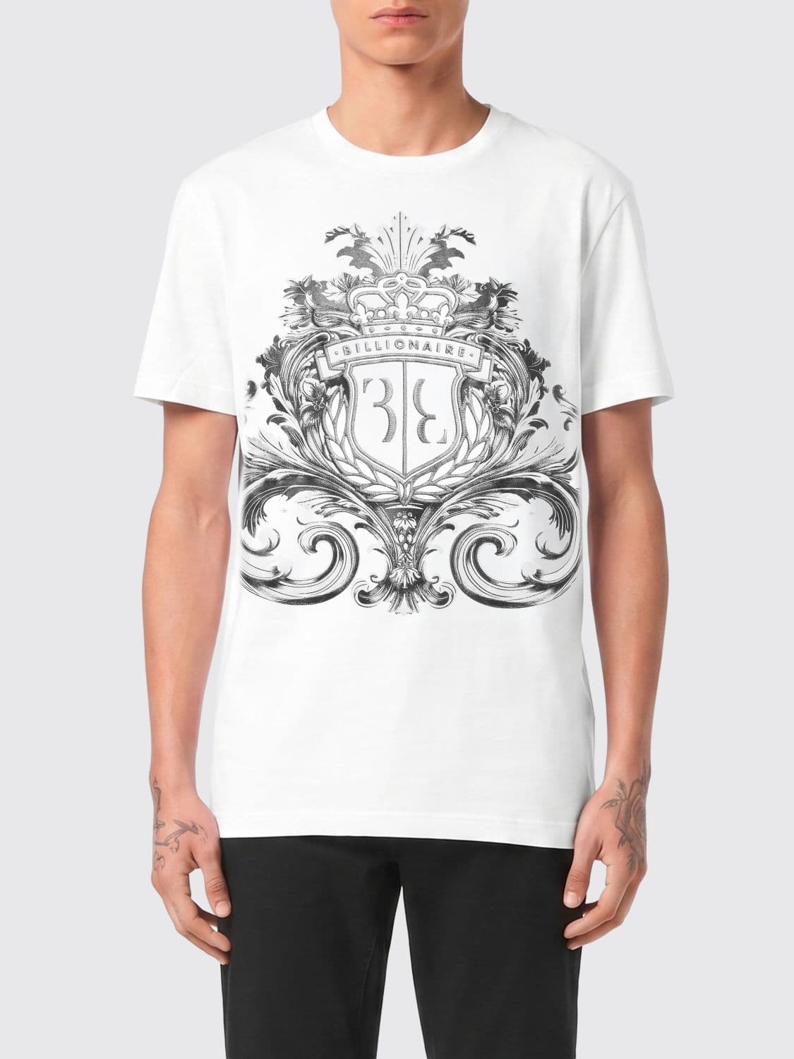 Billionaire Printed Cotton T-Shirt