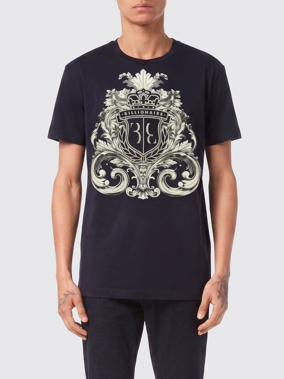 Billionaire Printed Cotton T-Shirt