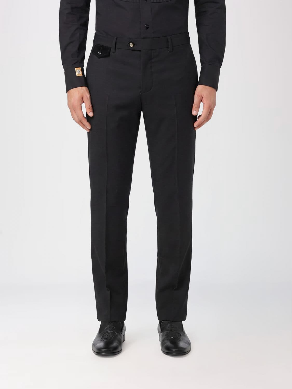 Billionaire Pants Men color Black