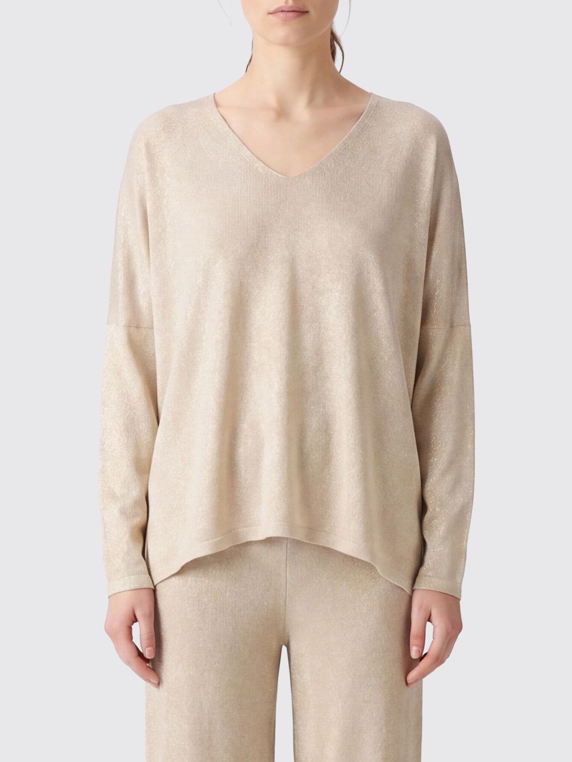 Avant Toi Sweater Woman color Champagne