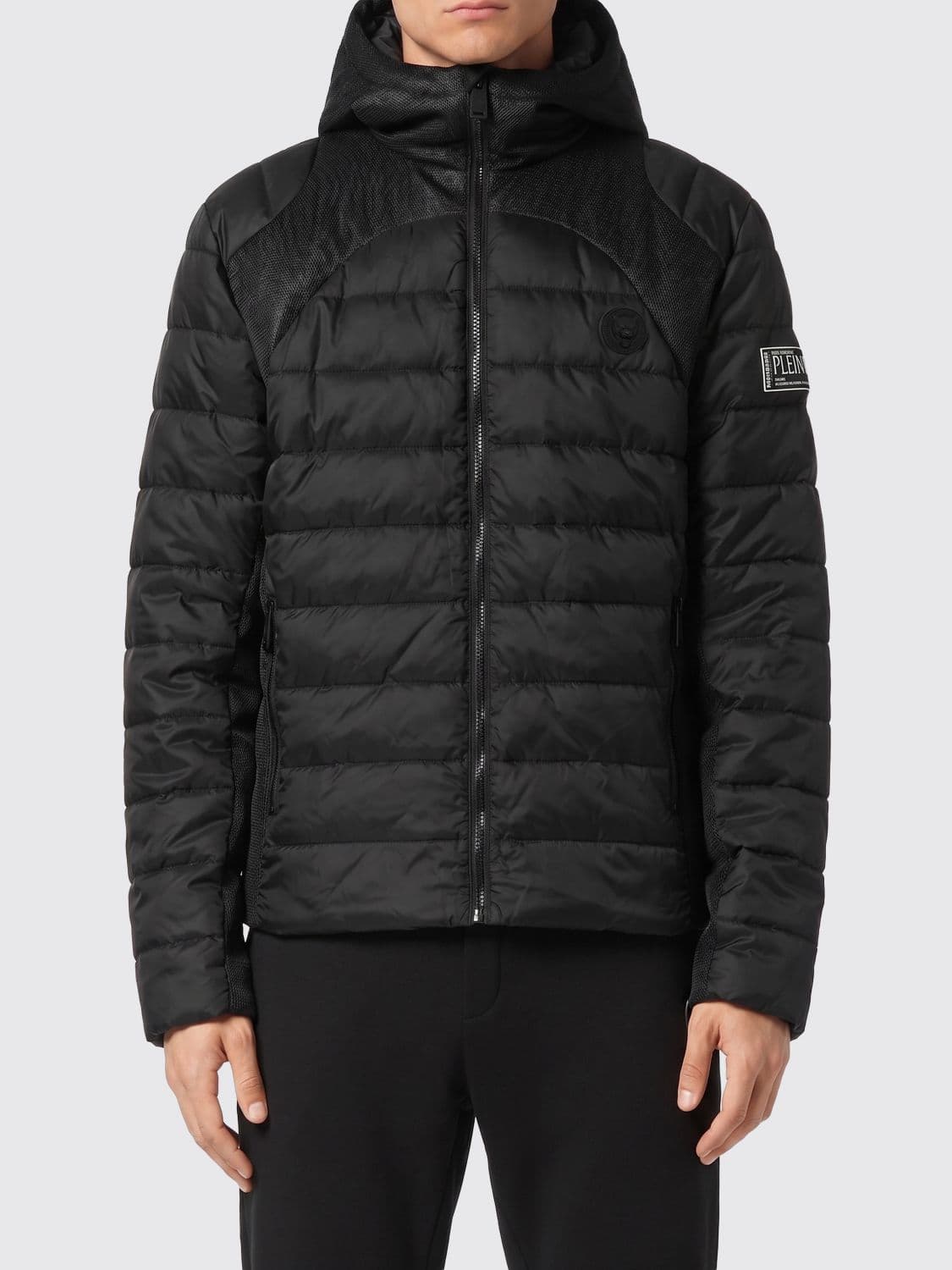 Plein Sport Hooded Down Jacket