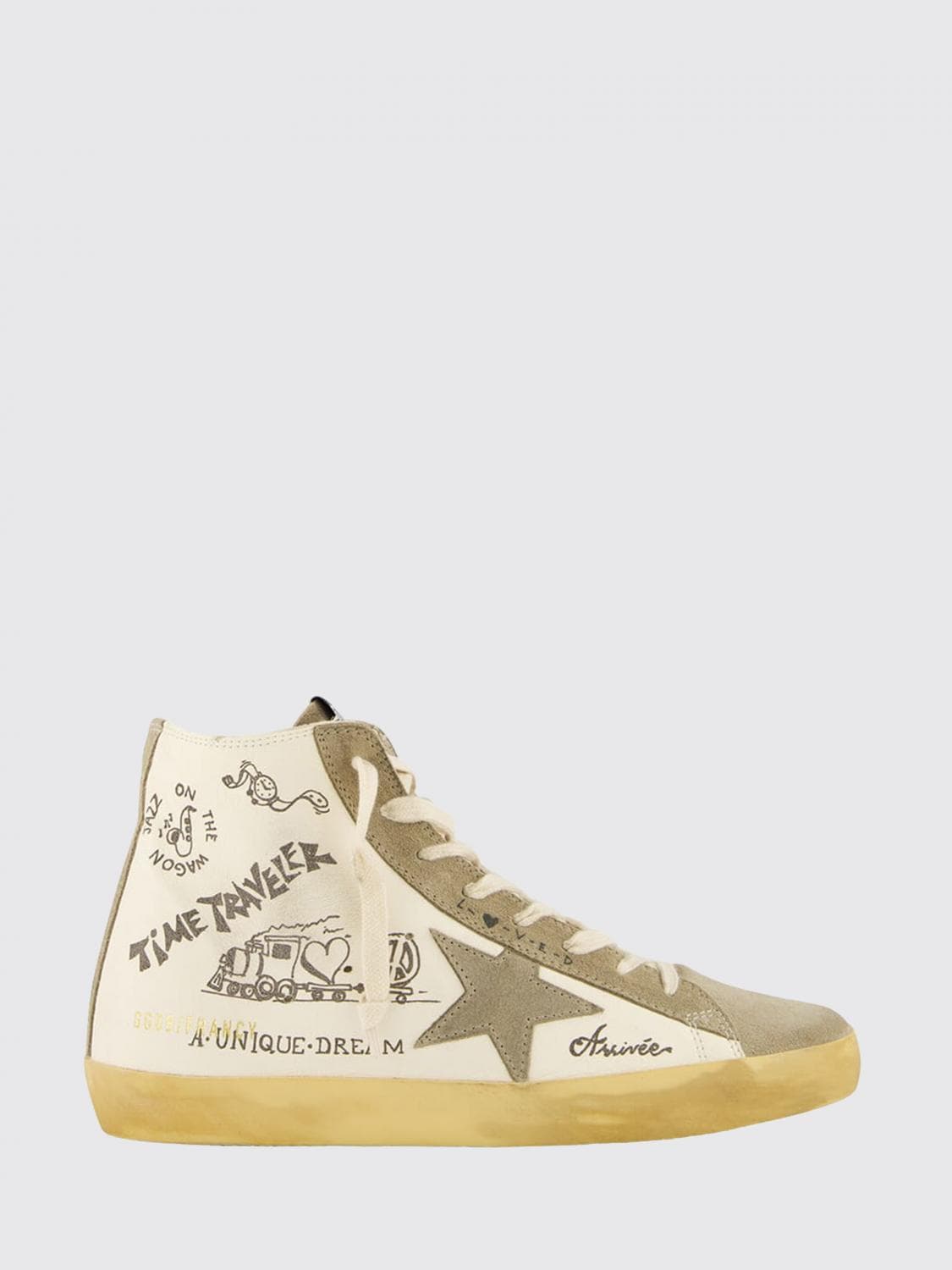 Golden Goose Francy Used Leather Sneakers
