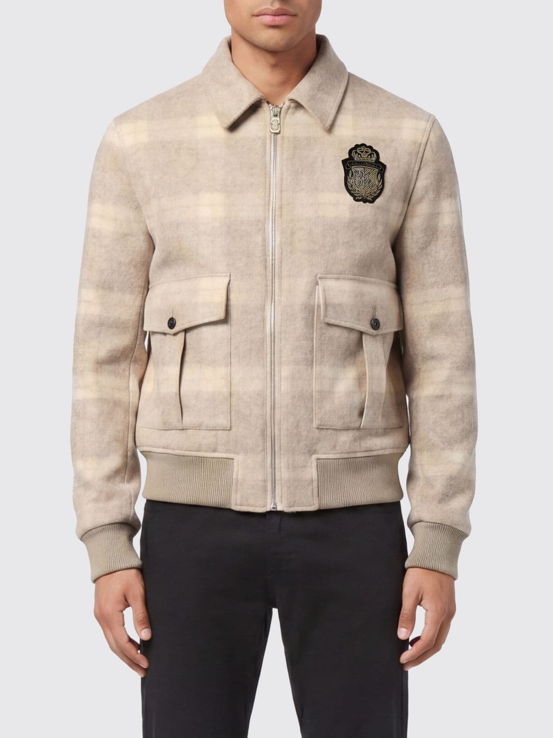 Billionaire Tartan Wool Cloth Jacket