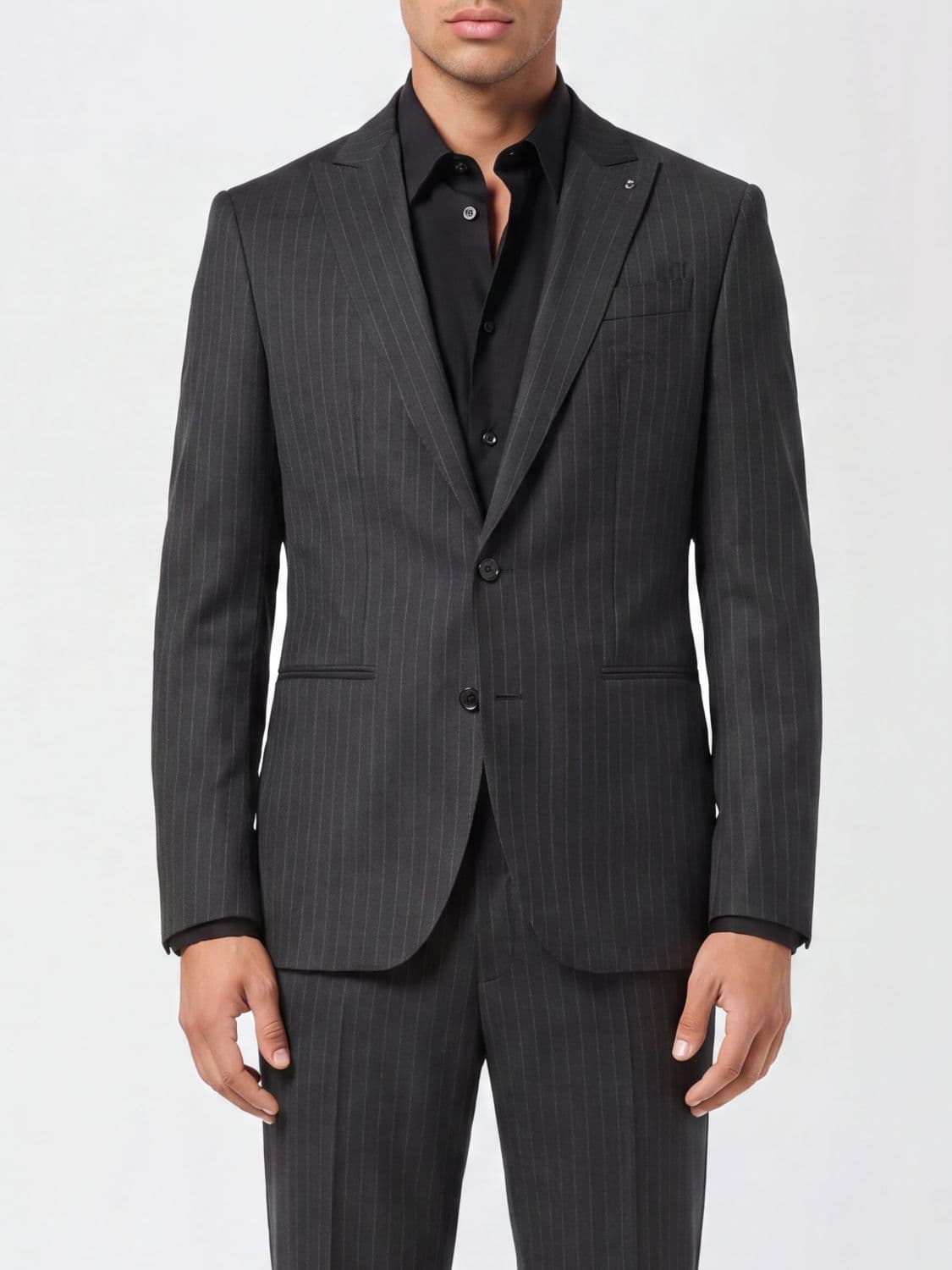 Billionaire Pinstriped Single-Breasted Blazer