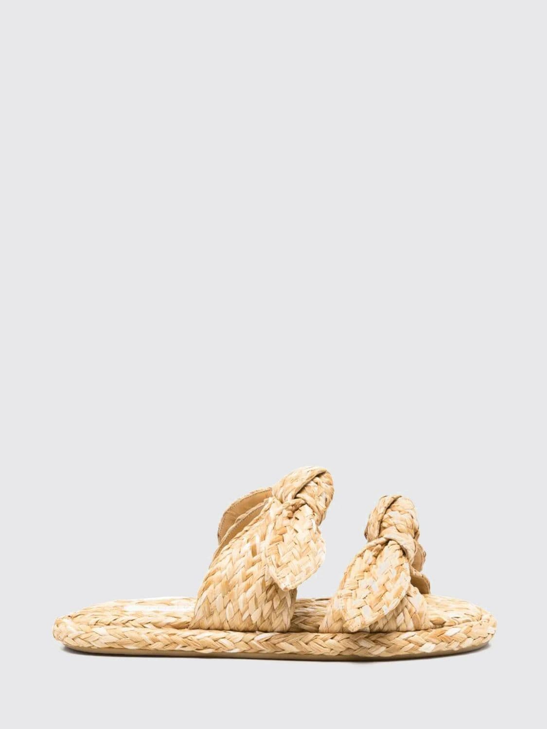 Zimmermann Carousel Raffia Sandals with Knots · 36