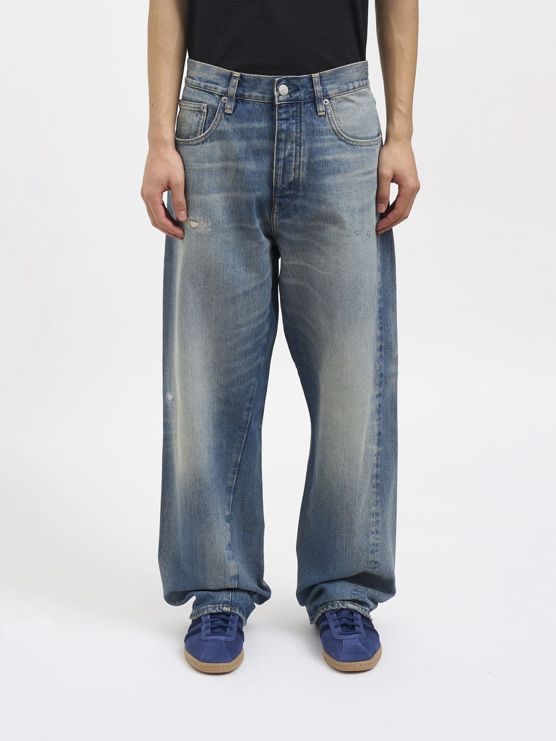 Sunflower Wide-Leg Denim Jeans