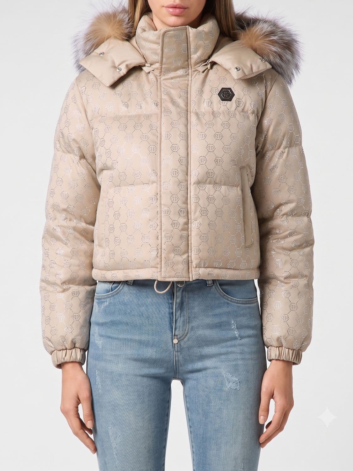 Philipp Plein Jacket Woman color Beige