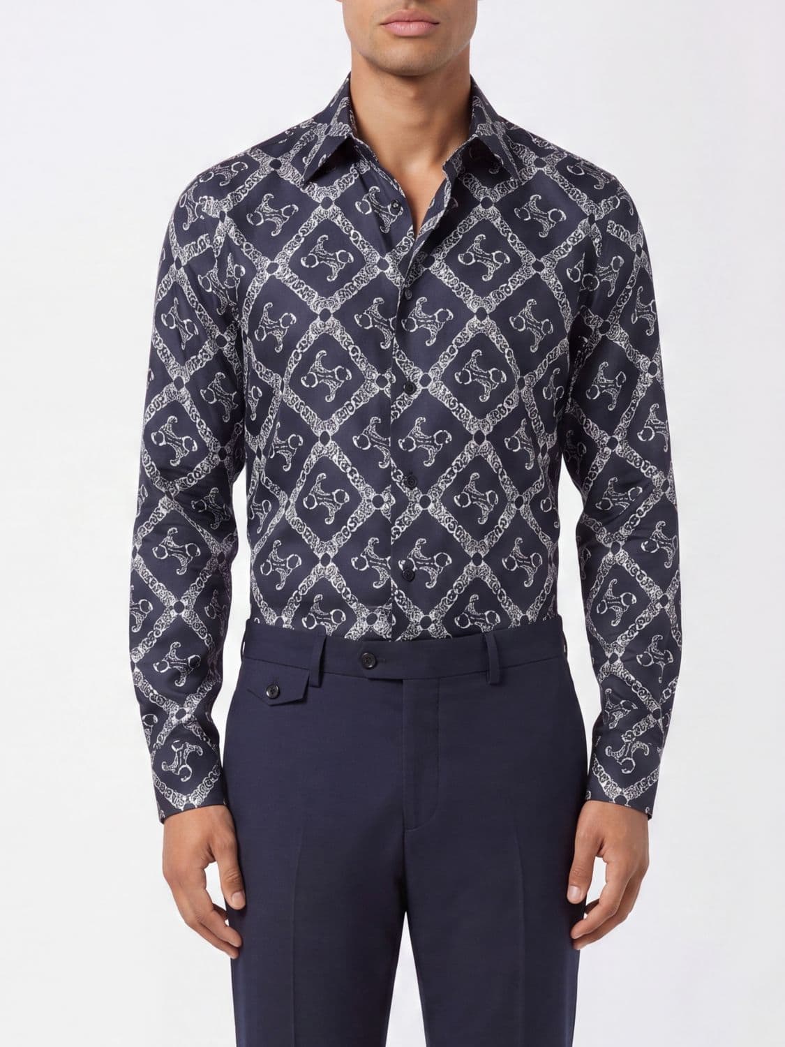 Billionaire Shirt Men color Navy
