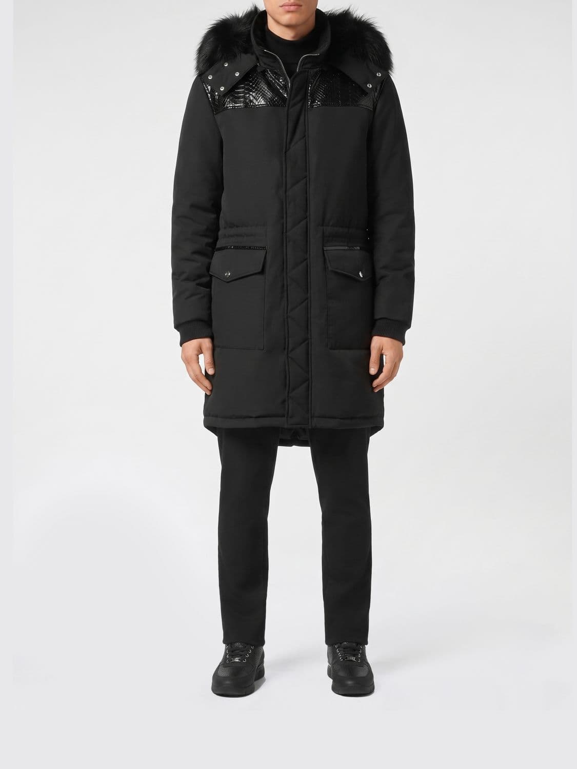 Billionaire Padded Nylon Hooded Parka
