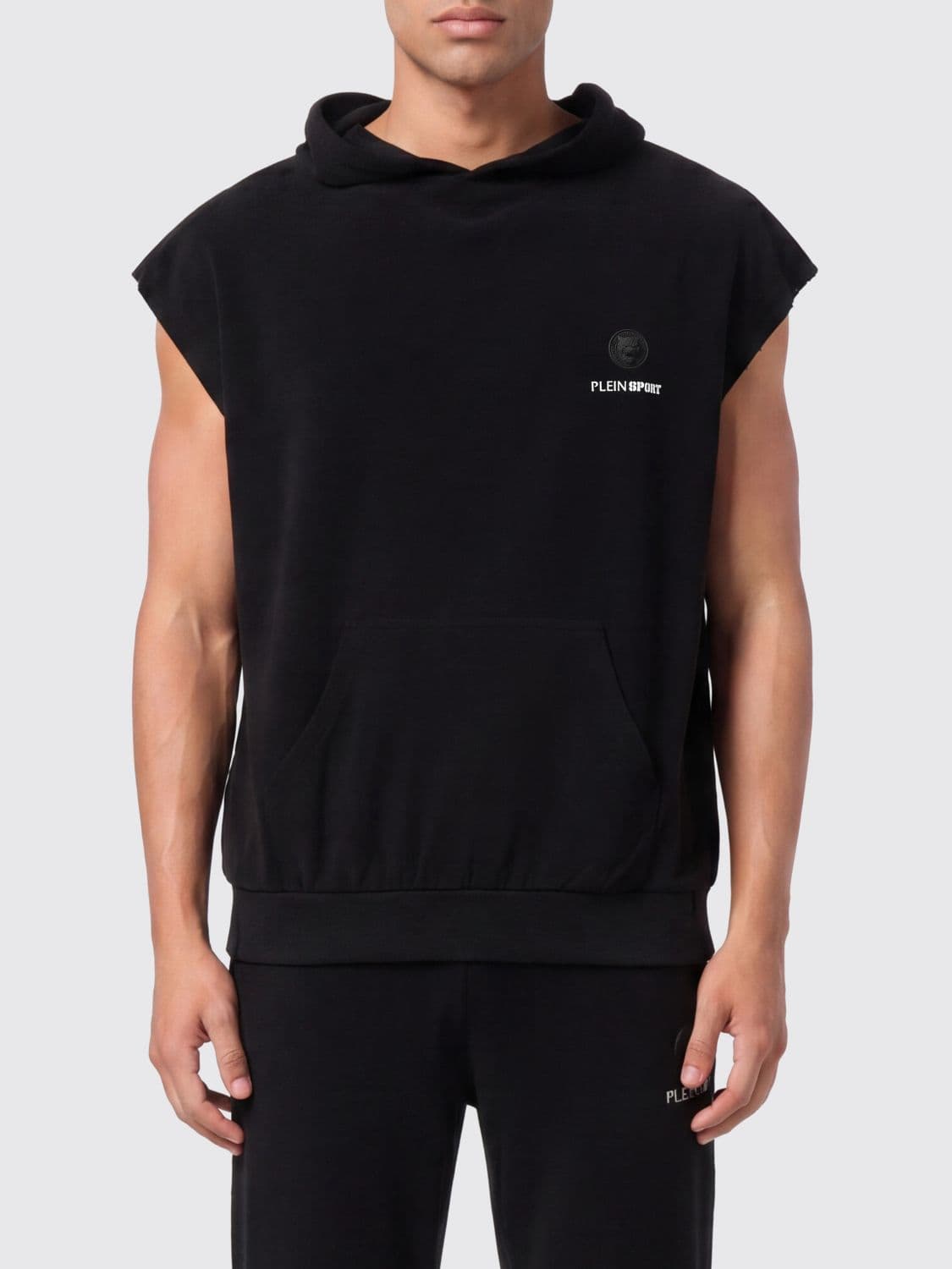 Plein Sport Logo Cotton Hoodie
