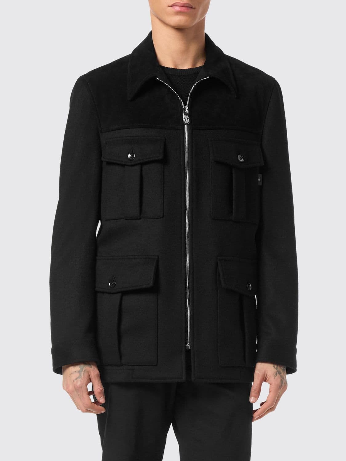 Billionaire Wool Blend Sahariana Jacket