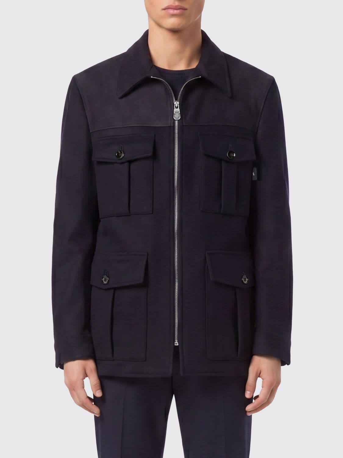 Billionaire Wool Blend Sahariana Jacket