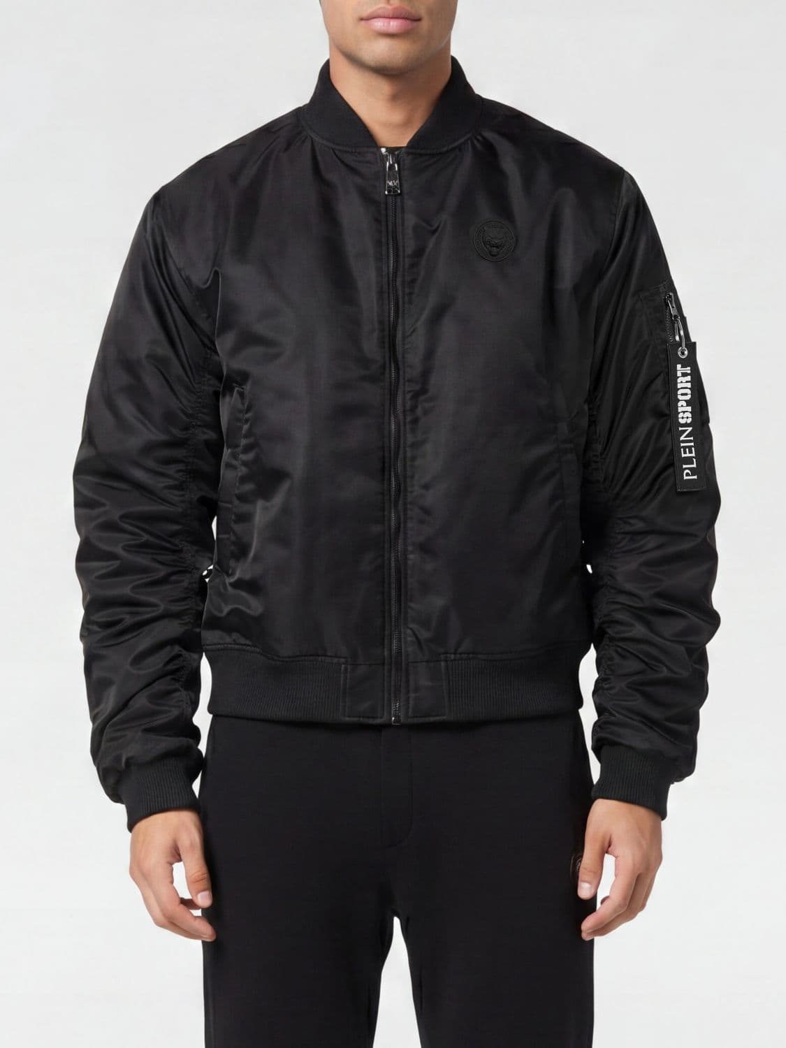 Plein Sport Nylon Bomber Jacket