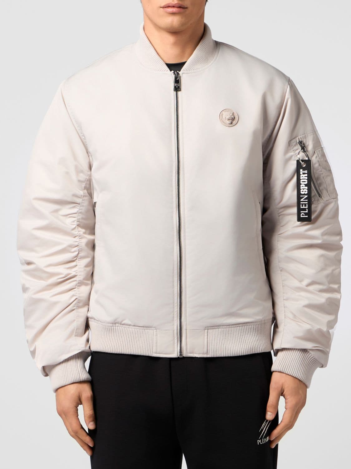 Plein Sport Nylon Bomber Jacket