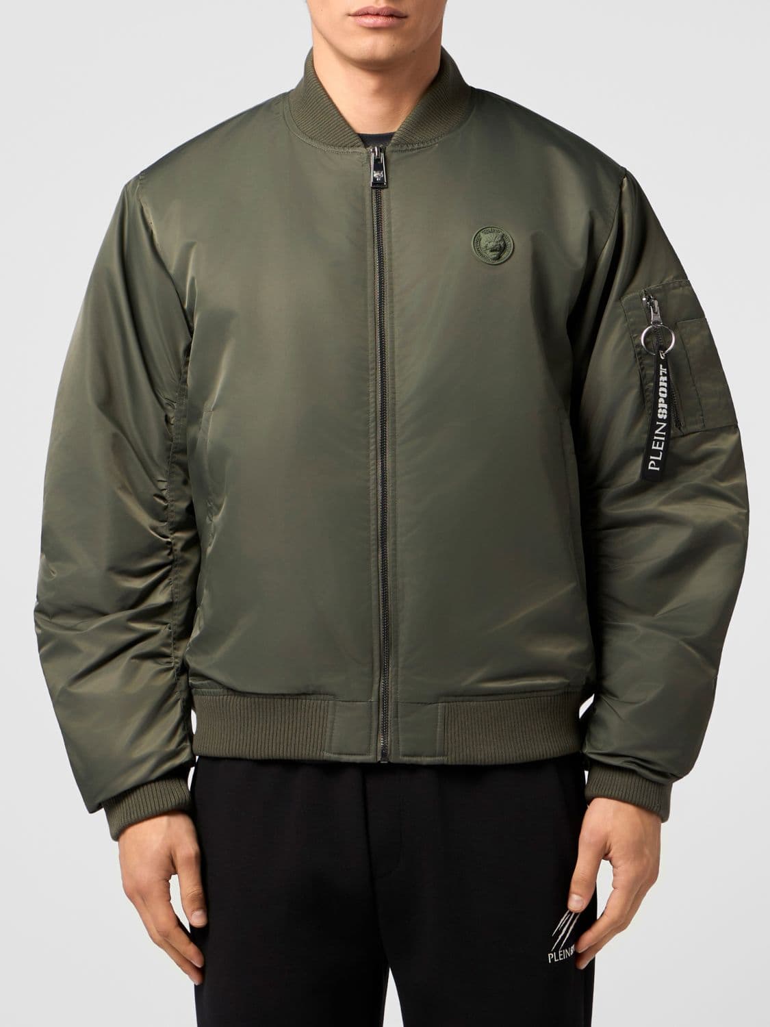 Plein Sport Nylon Bomber Jacket