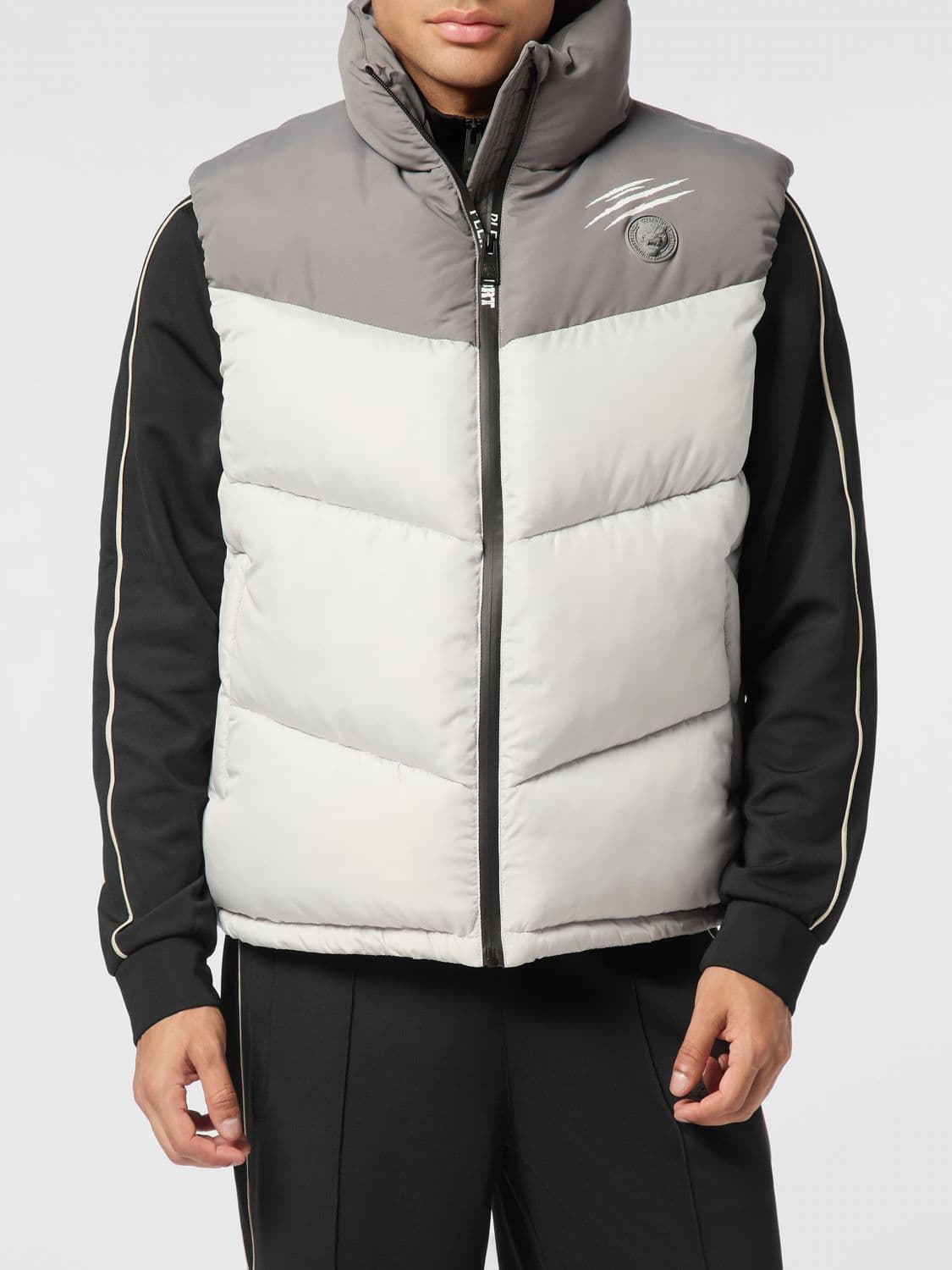 Plein Sport Logo Padded Nylon Vest