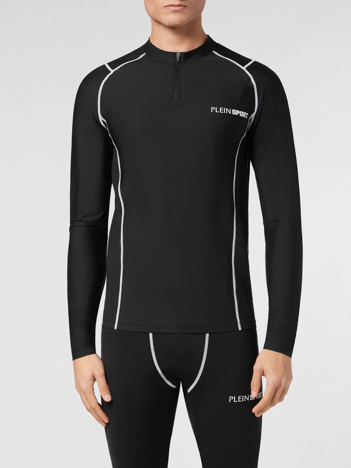 Plein Sport Technical Stretch Fabric T-Shirt