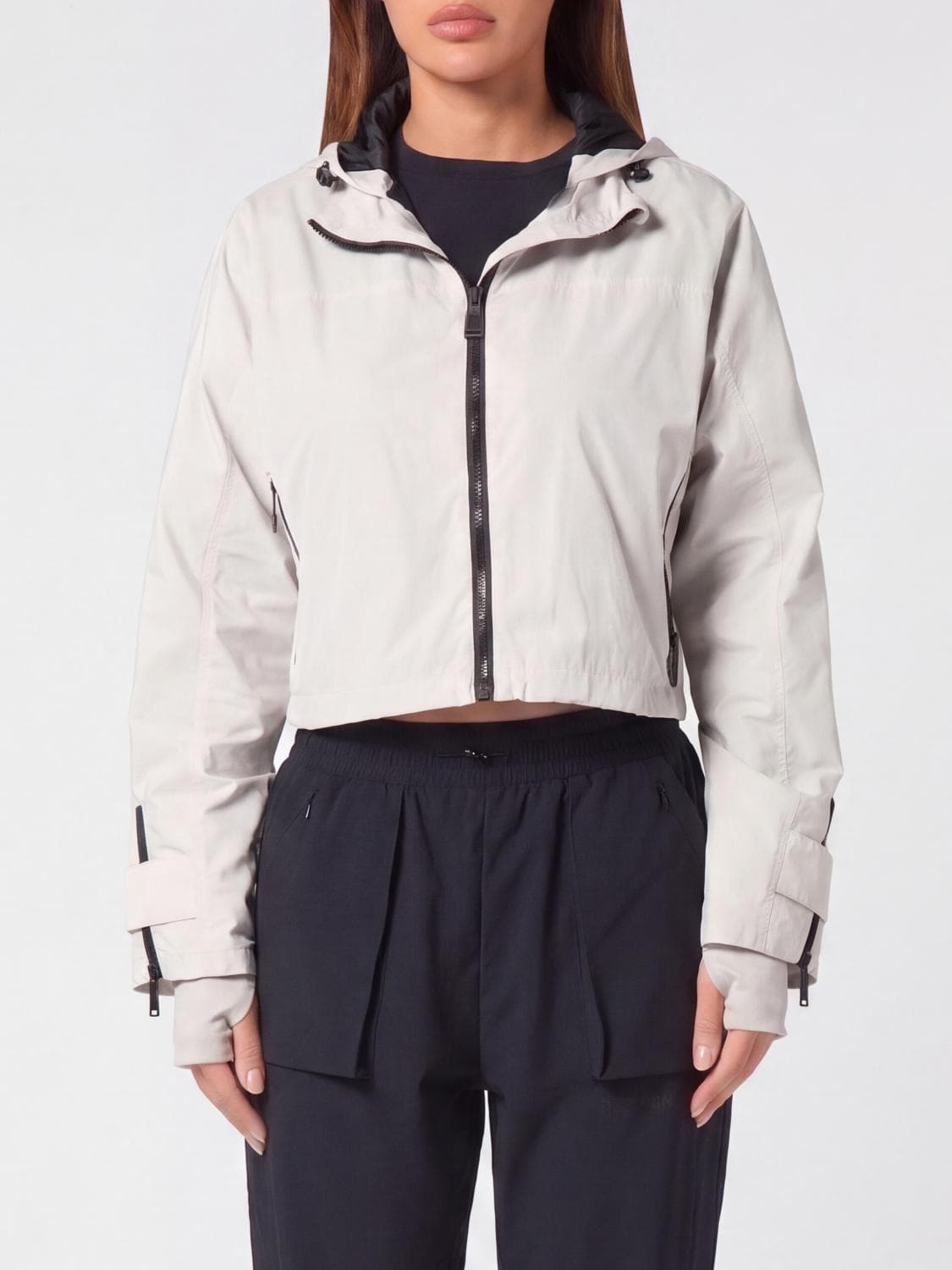 Plein Sport Hooded Stretch Nylon Windbreaker