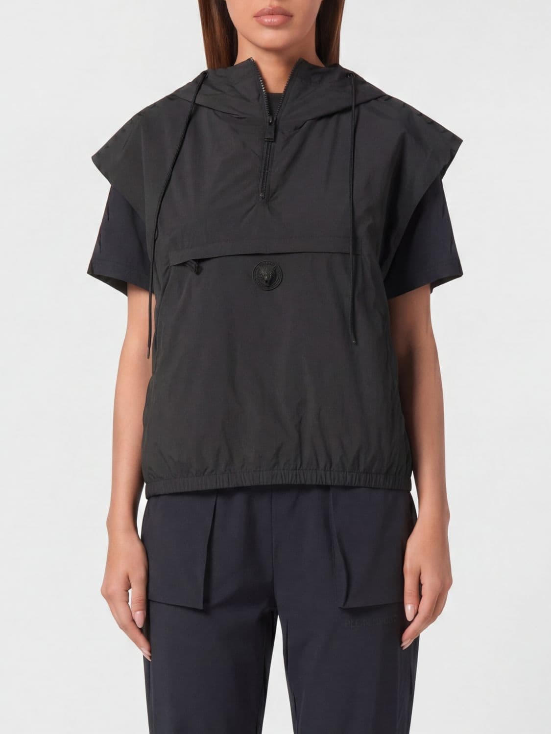 Plein Sport Technical Vest with Hood