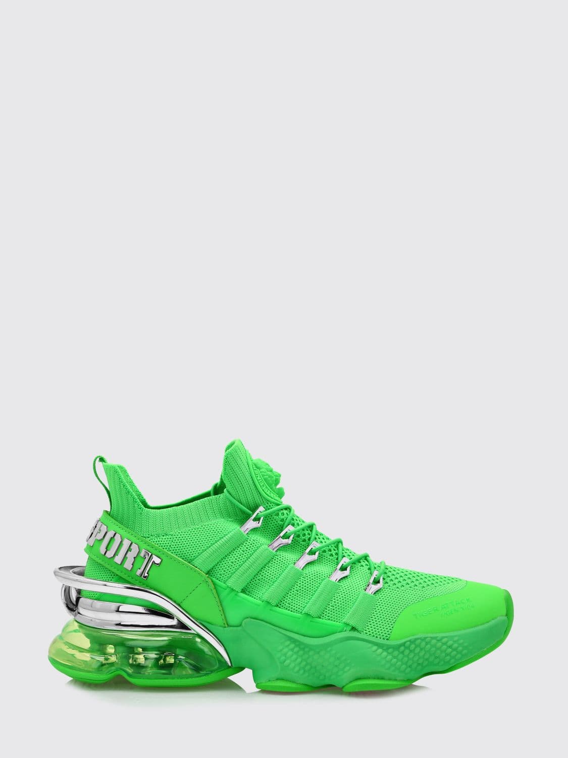 Plein Sport Sneakers Men color Green