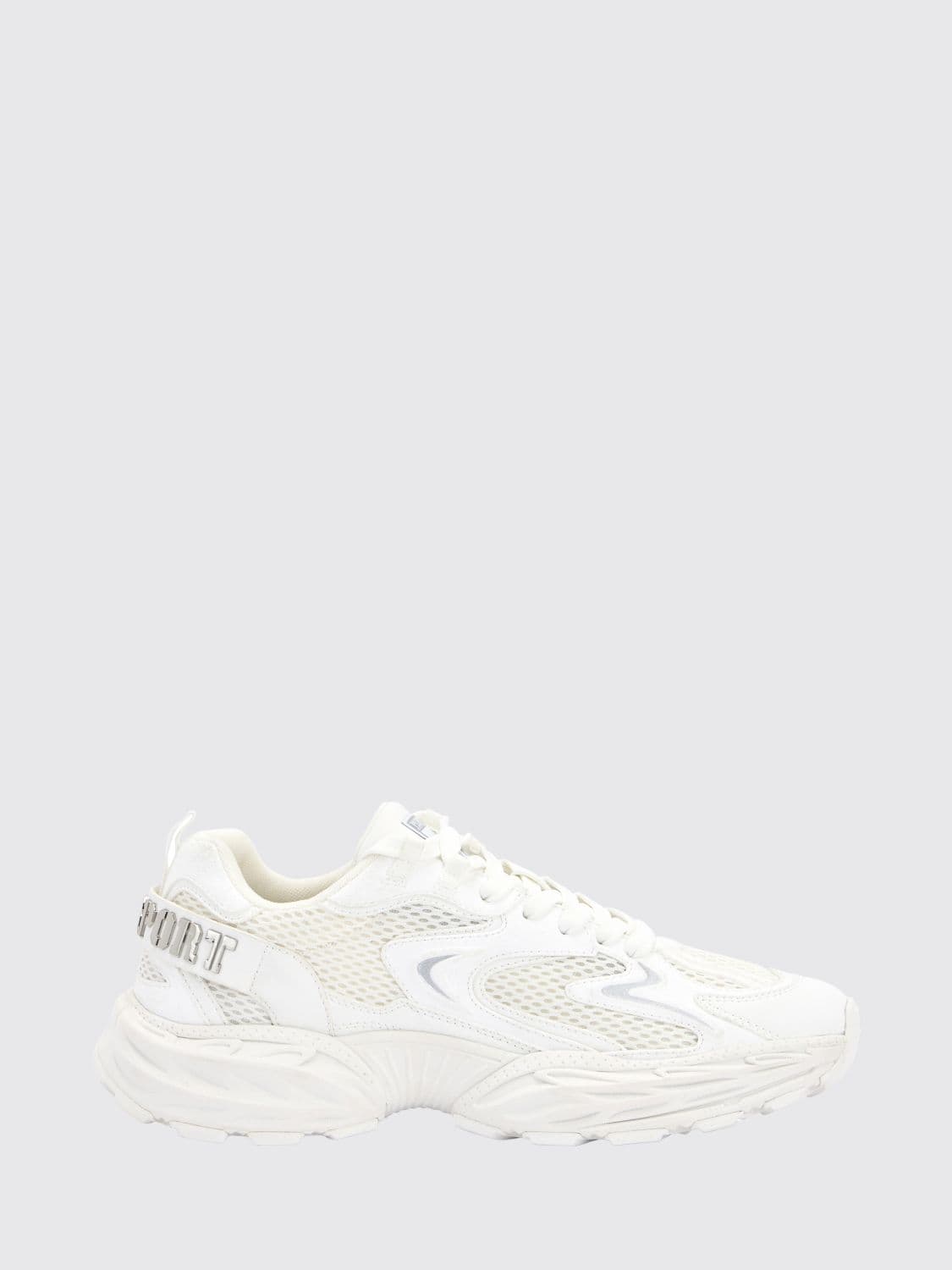 Plein Sport Pulse X Mesh and Leather Sneakers