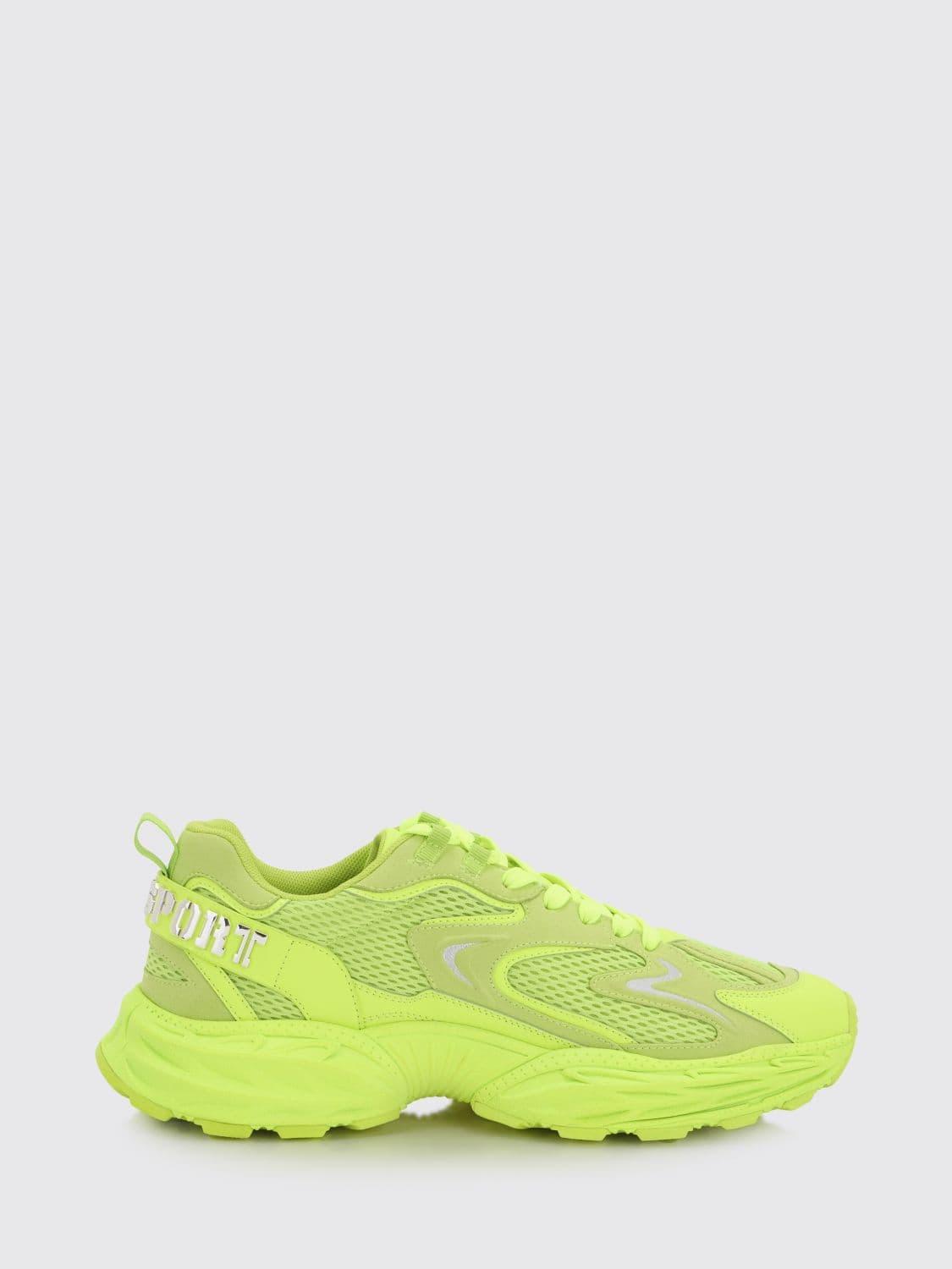 Plein Sport Pulse X Mesh and Leather Sneakers