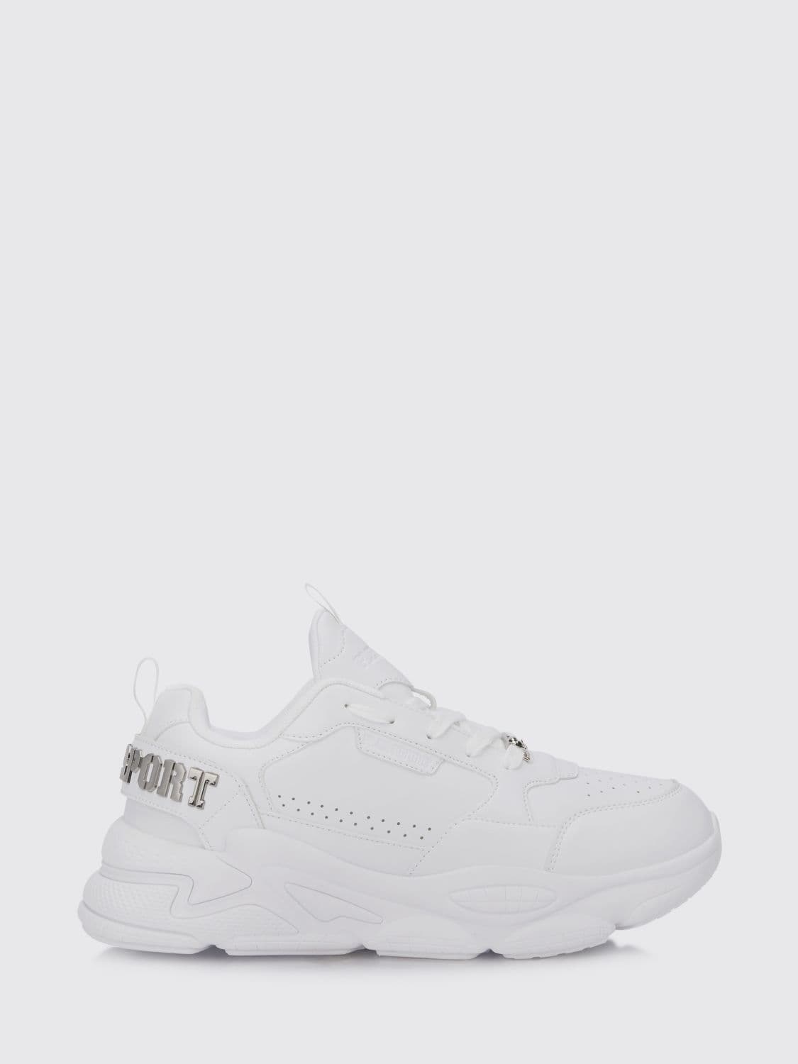 Plein Sport Ghost X Leather Sneakers