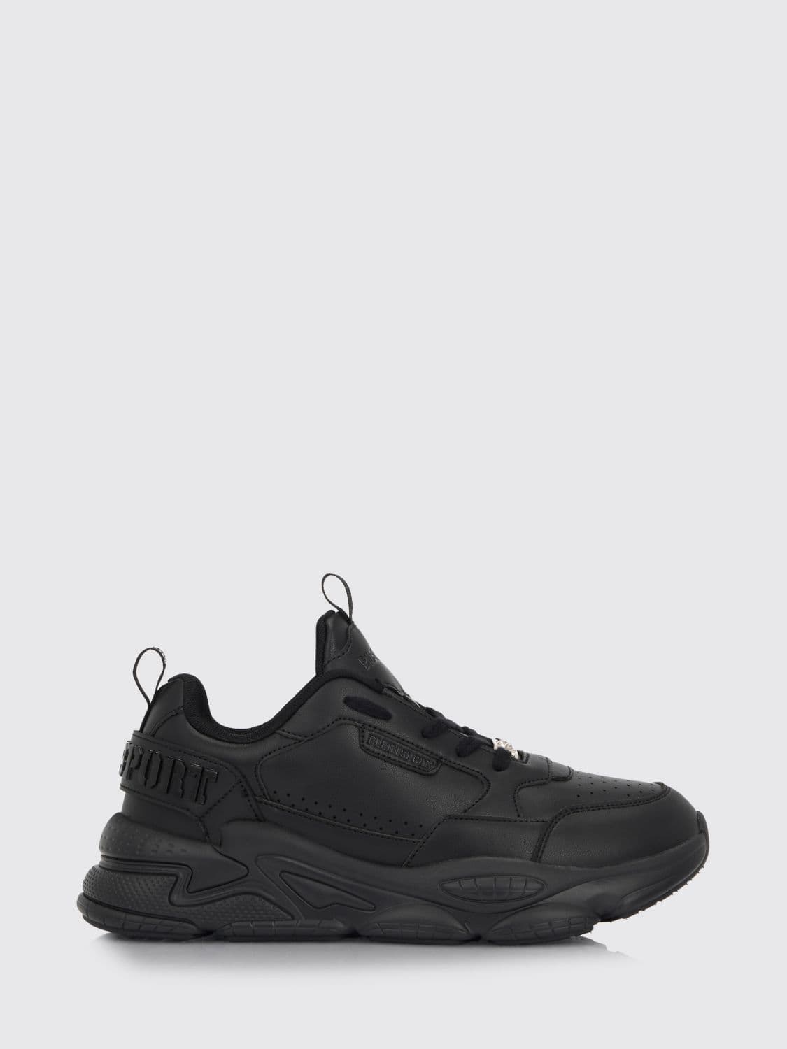Plein Sport Ghost X Leather Sneakers