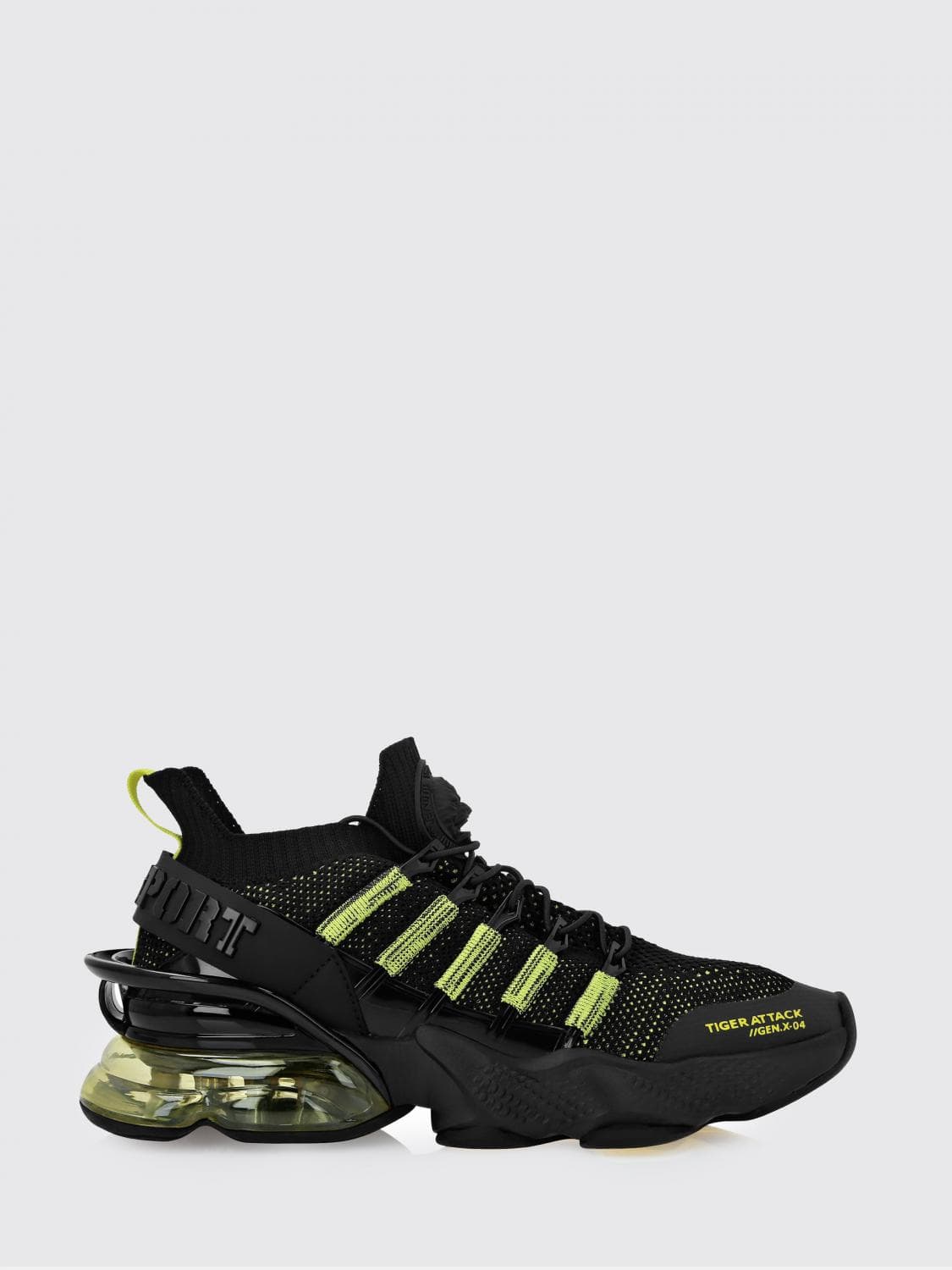 Plein Sport Mesh and Rubber Sneakers