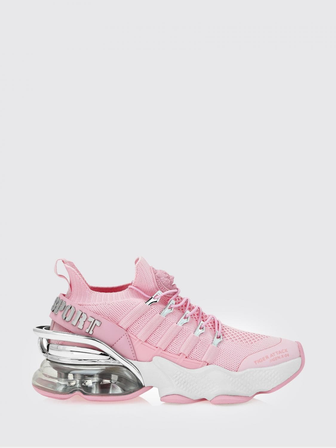 Plein Sport Mesh and Rubber Sneakers
