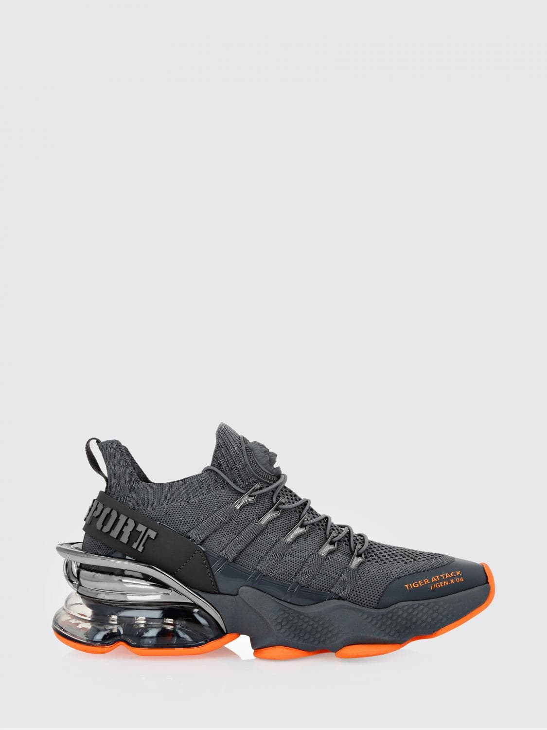 Plein Sport Mesh and Rubber Sneakers