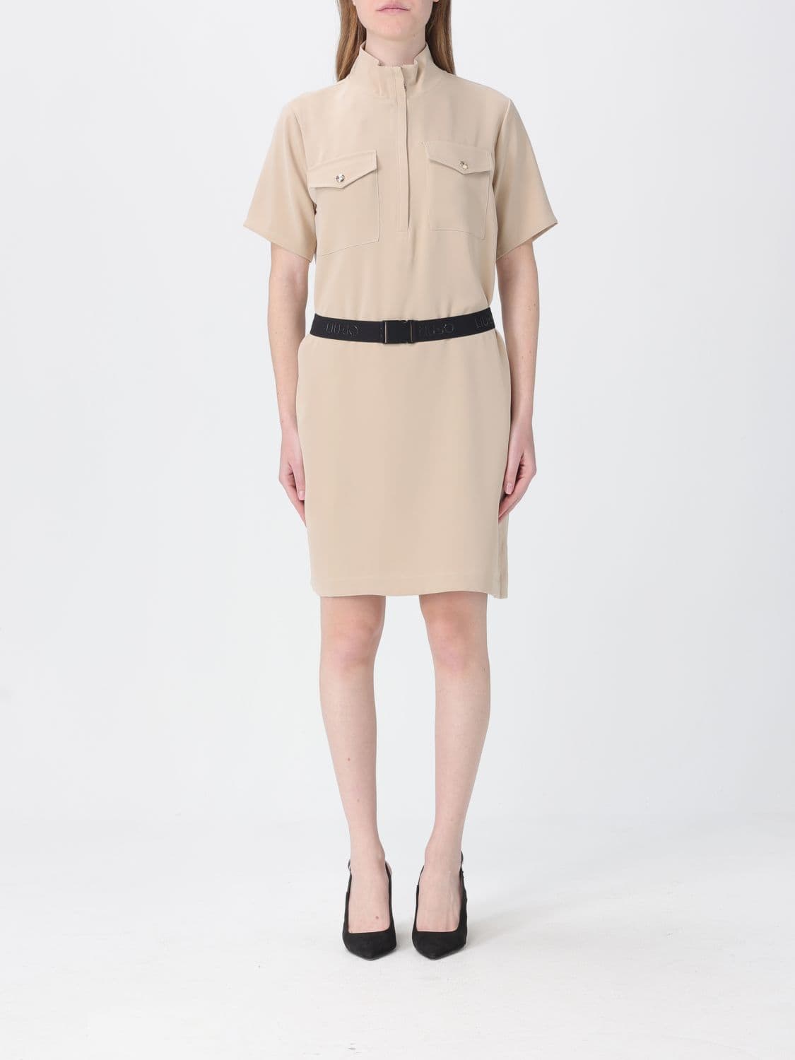 Liu Jo Crêpe Polo Dress