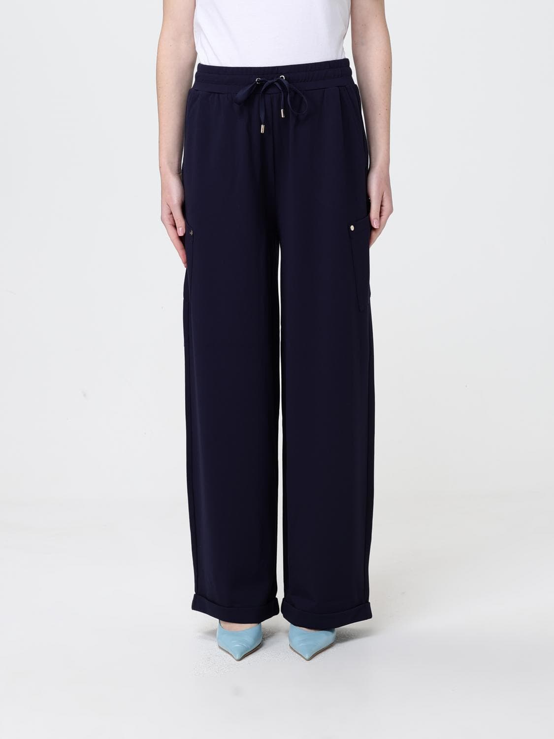Liu Jo Cotton Cargo Trousers