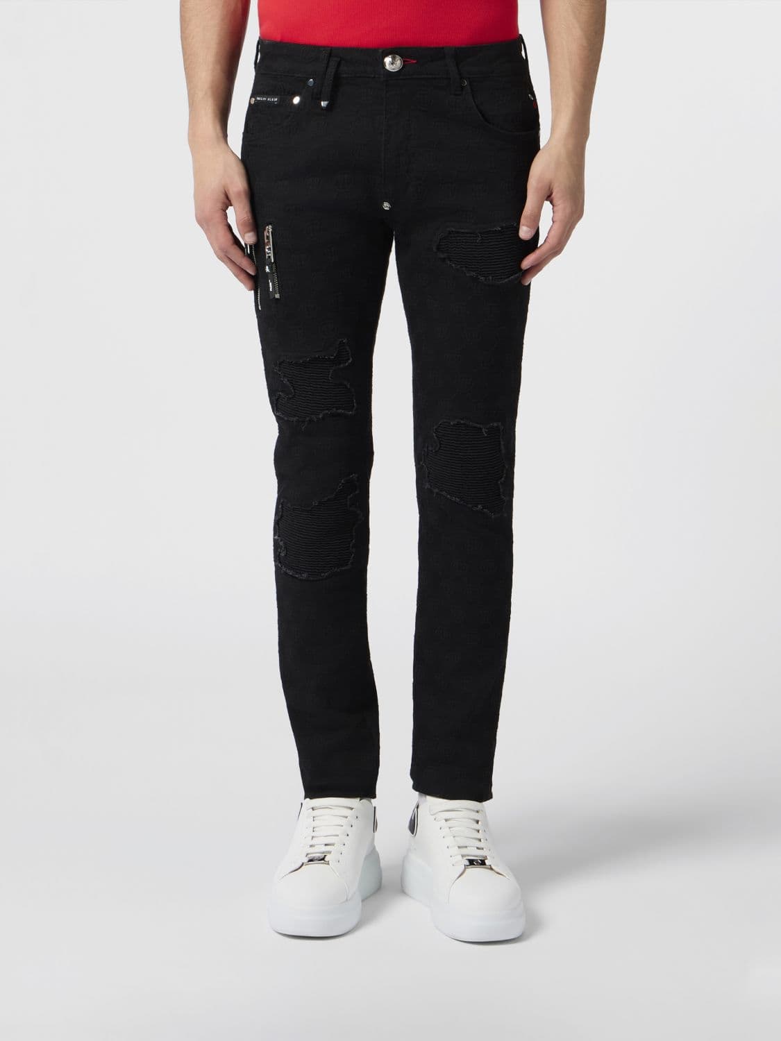 Philipp Plein Jeans Men color Black 1