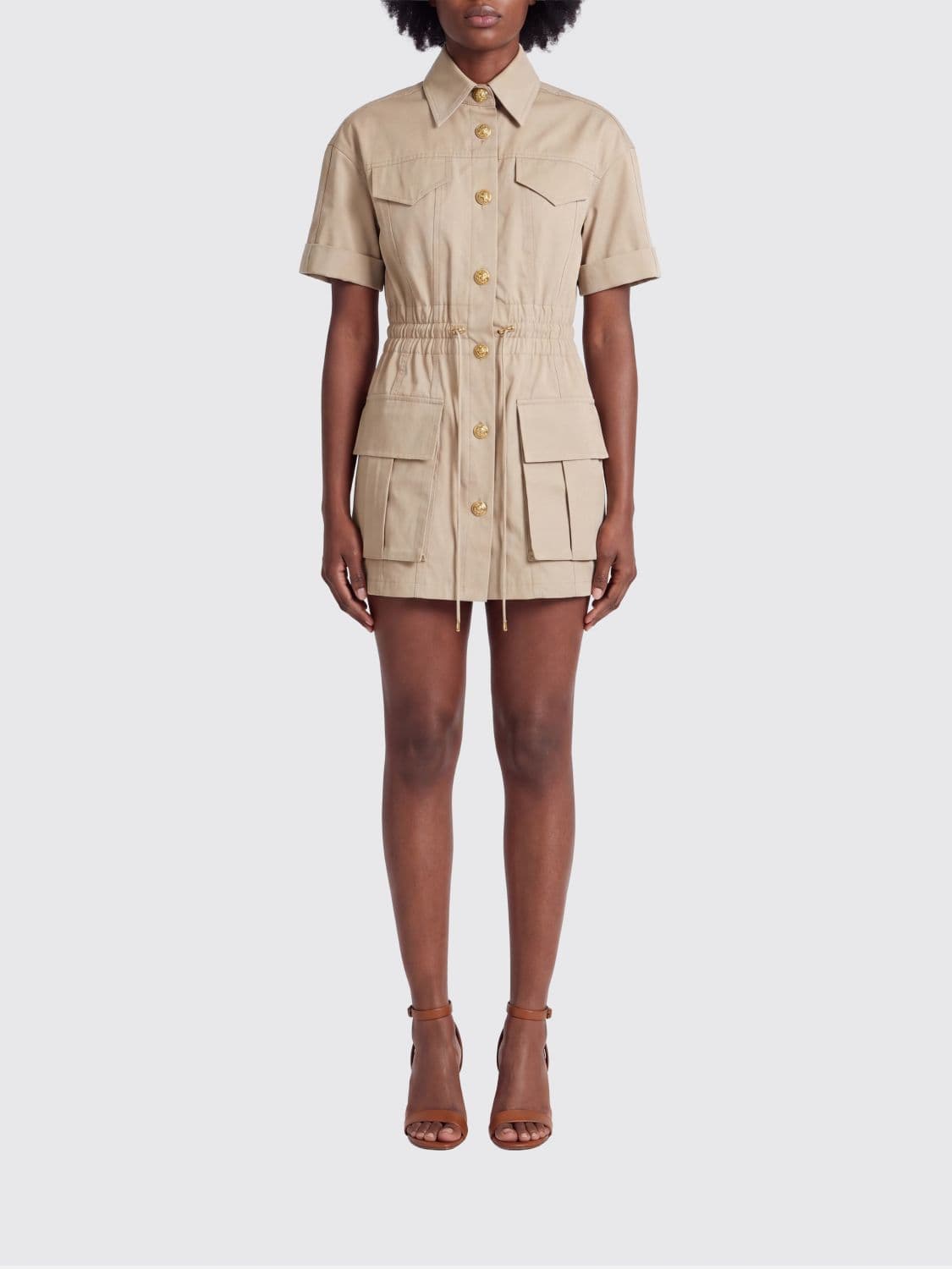 Balmain Cotton Shirt Dress