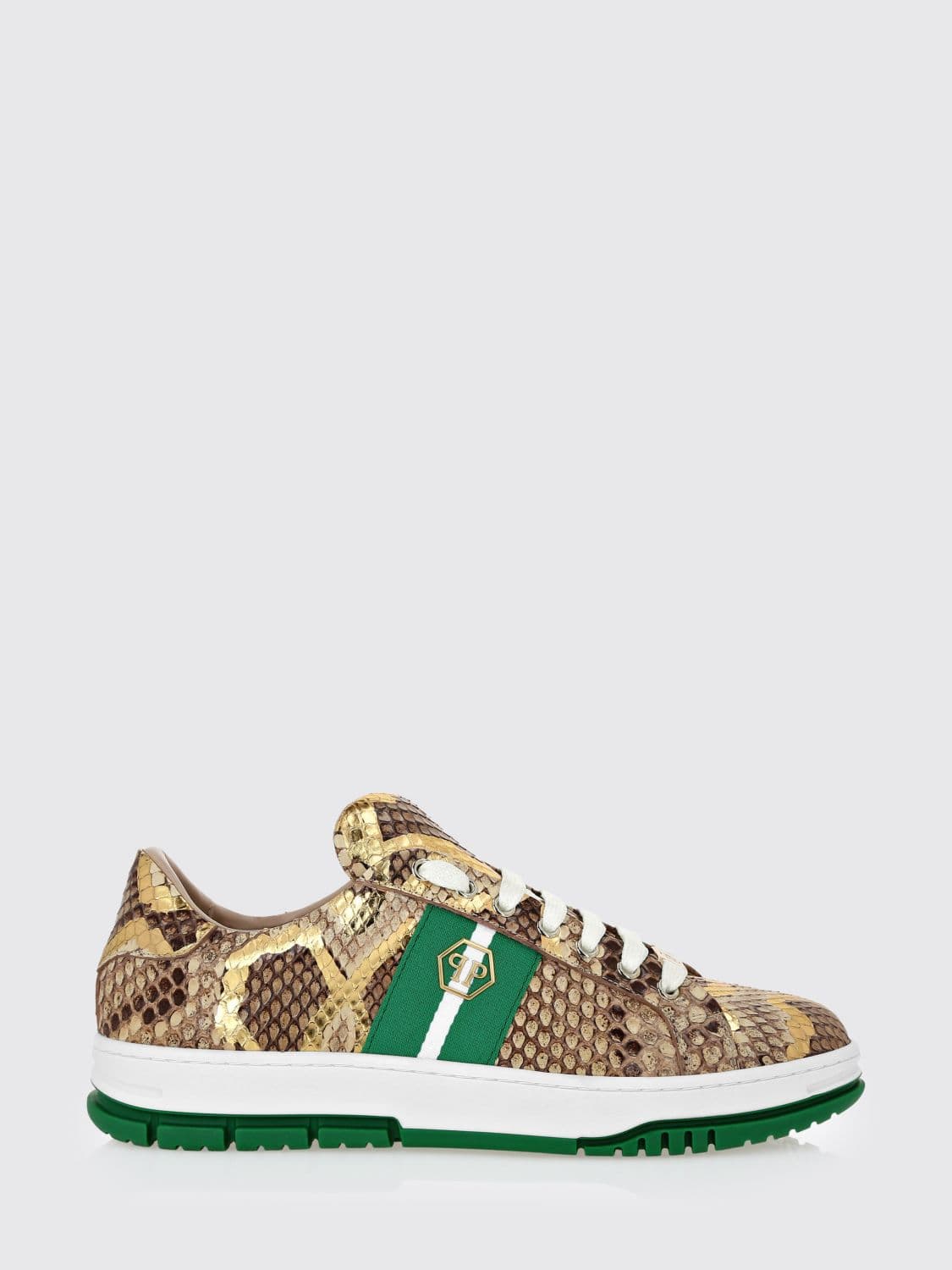 Philipp Plein Python Leather Sneakers
