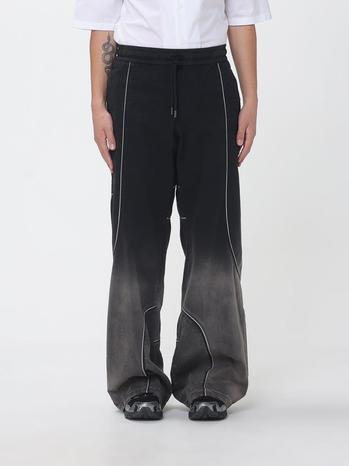 Off-White Stretch Technical Fabric Jogging Pants Palm Angels